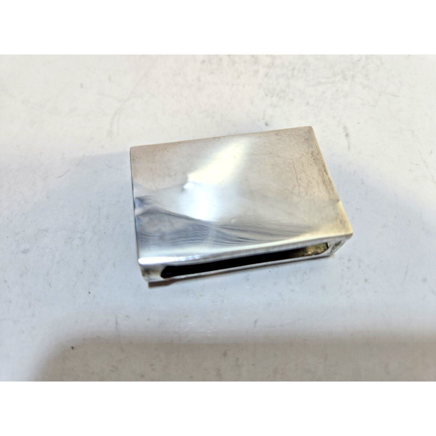 WEBSTER STERLING SILVER MATCHBOX MATCH BOX SAFE HOLDER CASE 6802/3