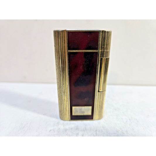 Vintage Zippo Contempo Enamel & Gold Tone Butane Lighter 6812/33
