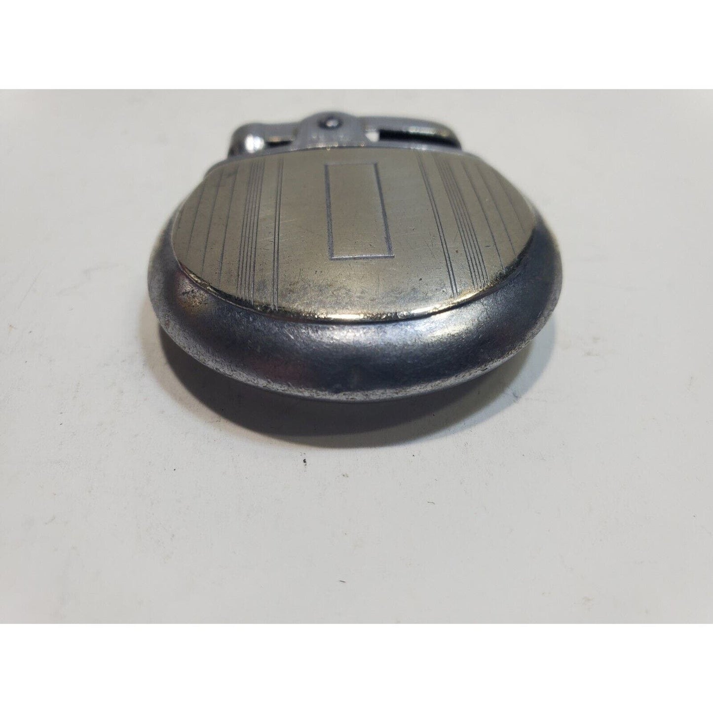 Vintage Working 1930's Ronson Rondette Silver Tone Lighter 6435/26