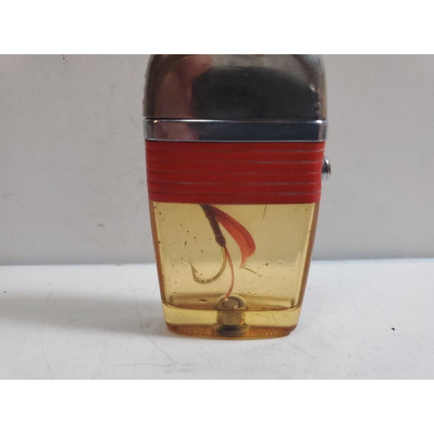 Working Scripto VU Vintage Fishing Fish Fly Lighter 5982/29