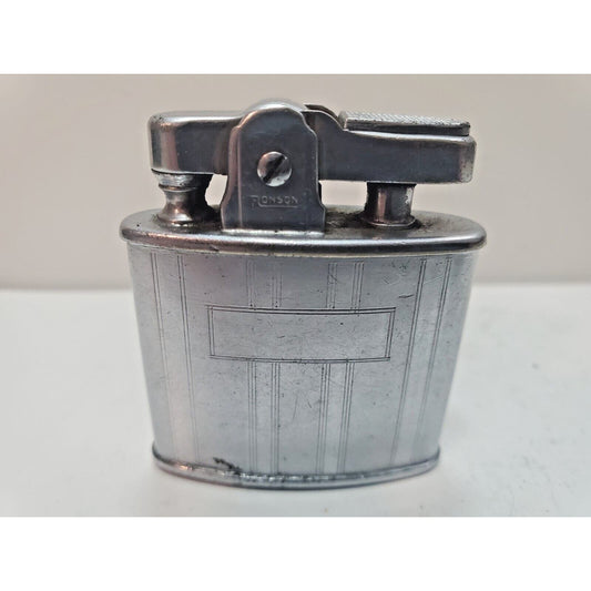 Vintage Working Ronson Standard Silver Tone Lighter 6091/26