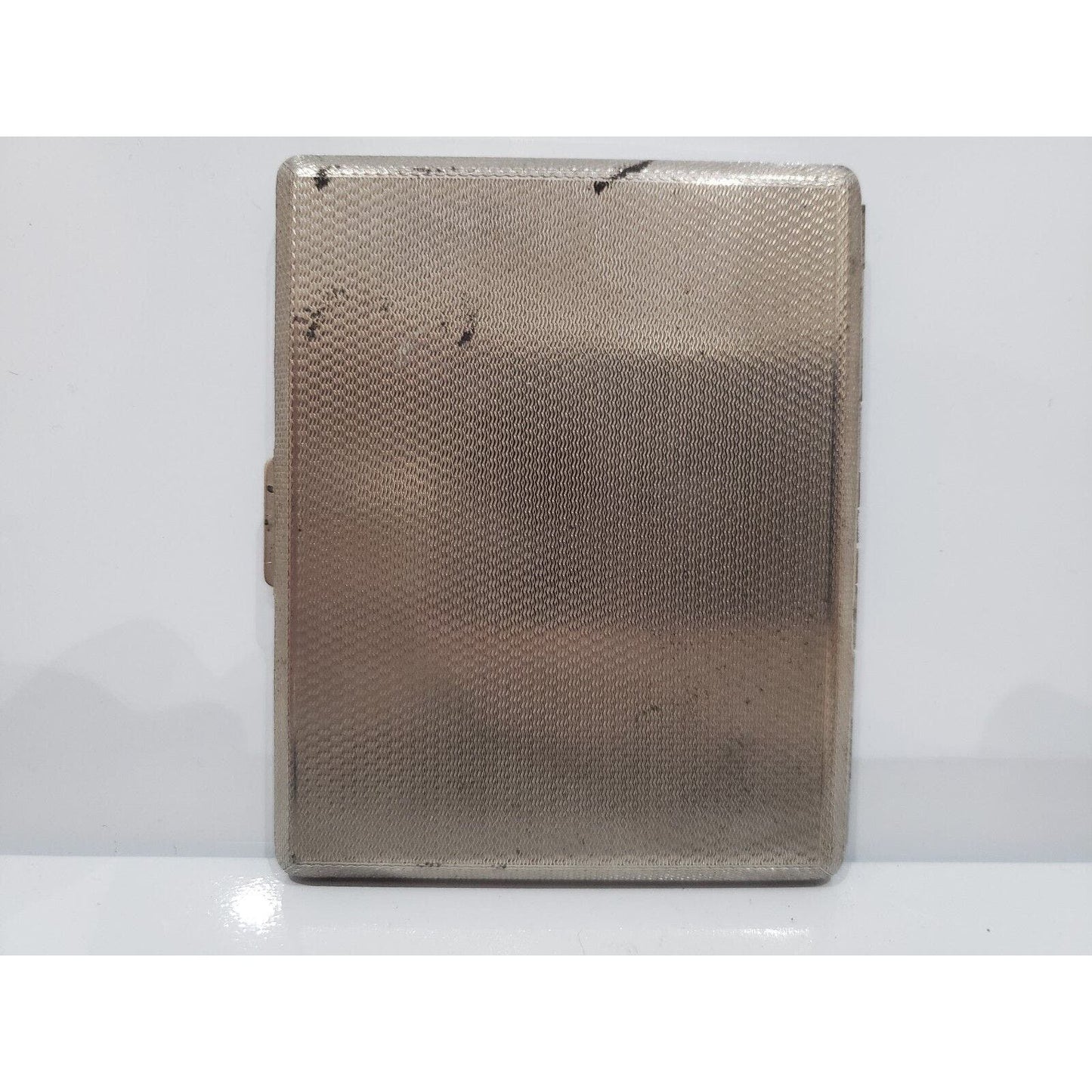 Map Of England Vintage Cigarette Si;ver & Gold Tone CASE 394/18