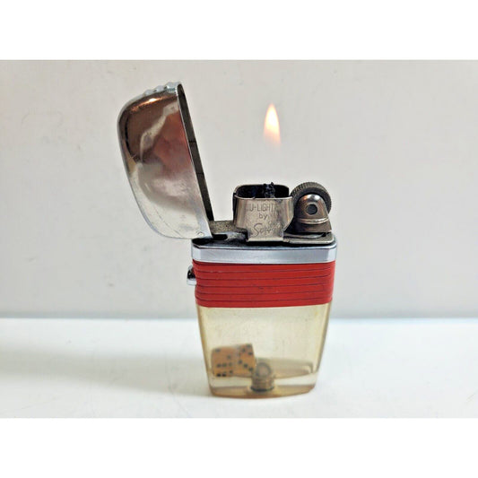 Working Vintage SCRIPTO DICE VU-LIGHTER 5997/29
