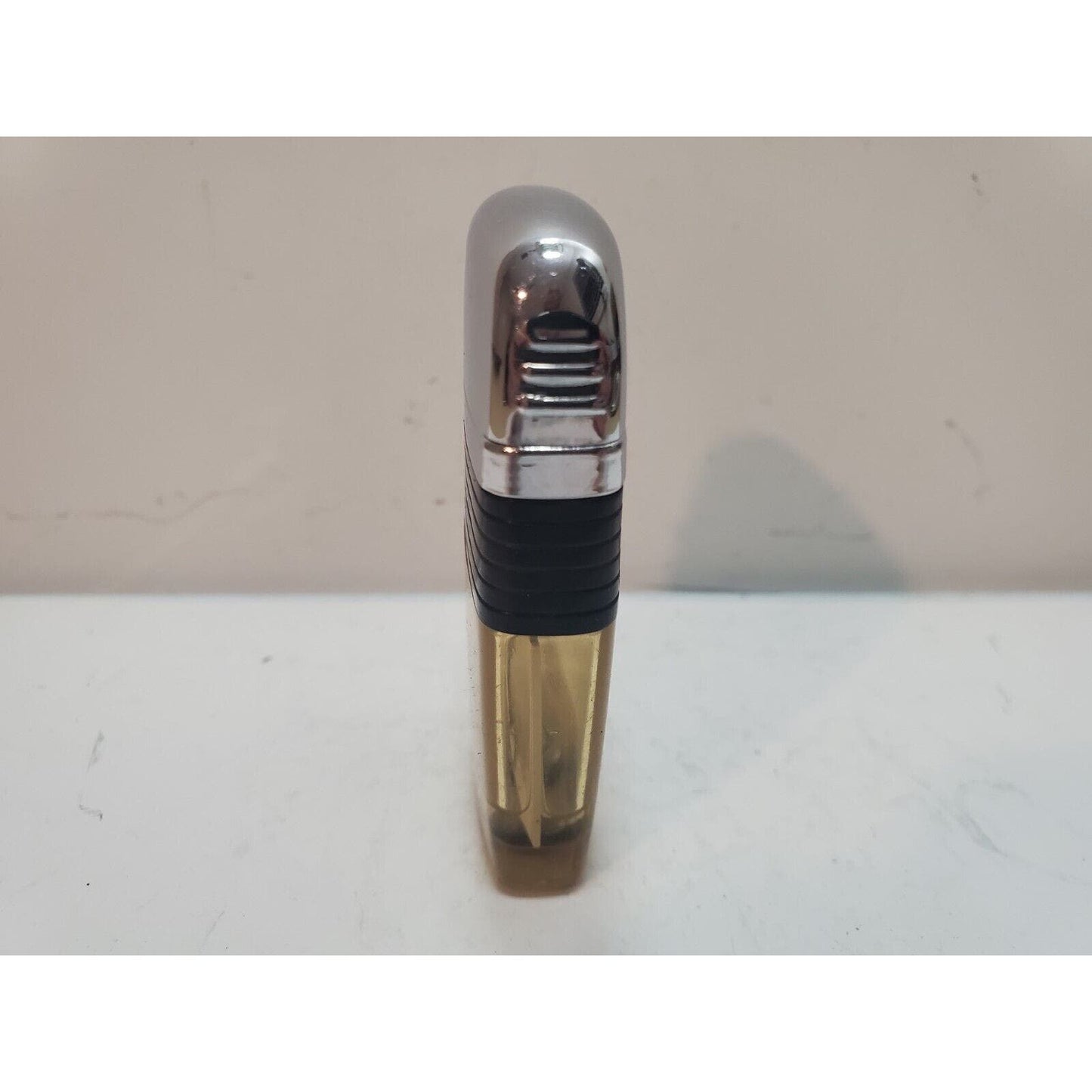 Vintage Working Scripto Vu Cigarette Lighter Hunter & Dog Black Band 6292/29