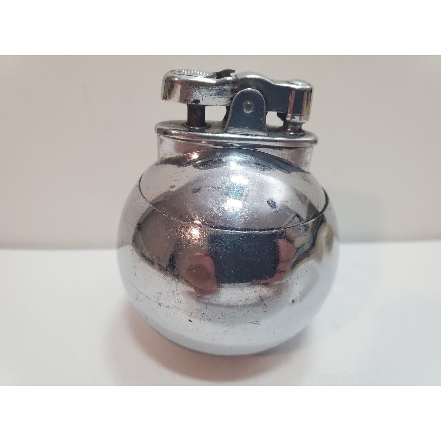 Vintage 1929 Ronson Rondelight Art Deco Silver Table Lighter 6156/13