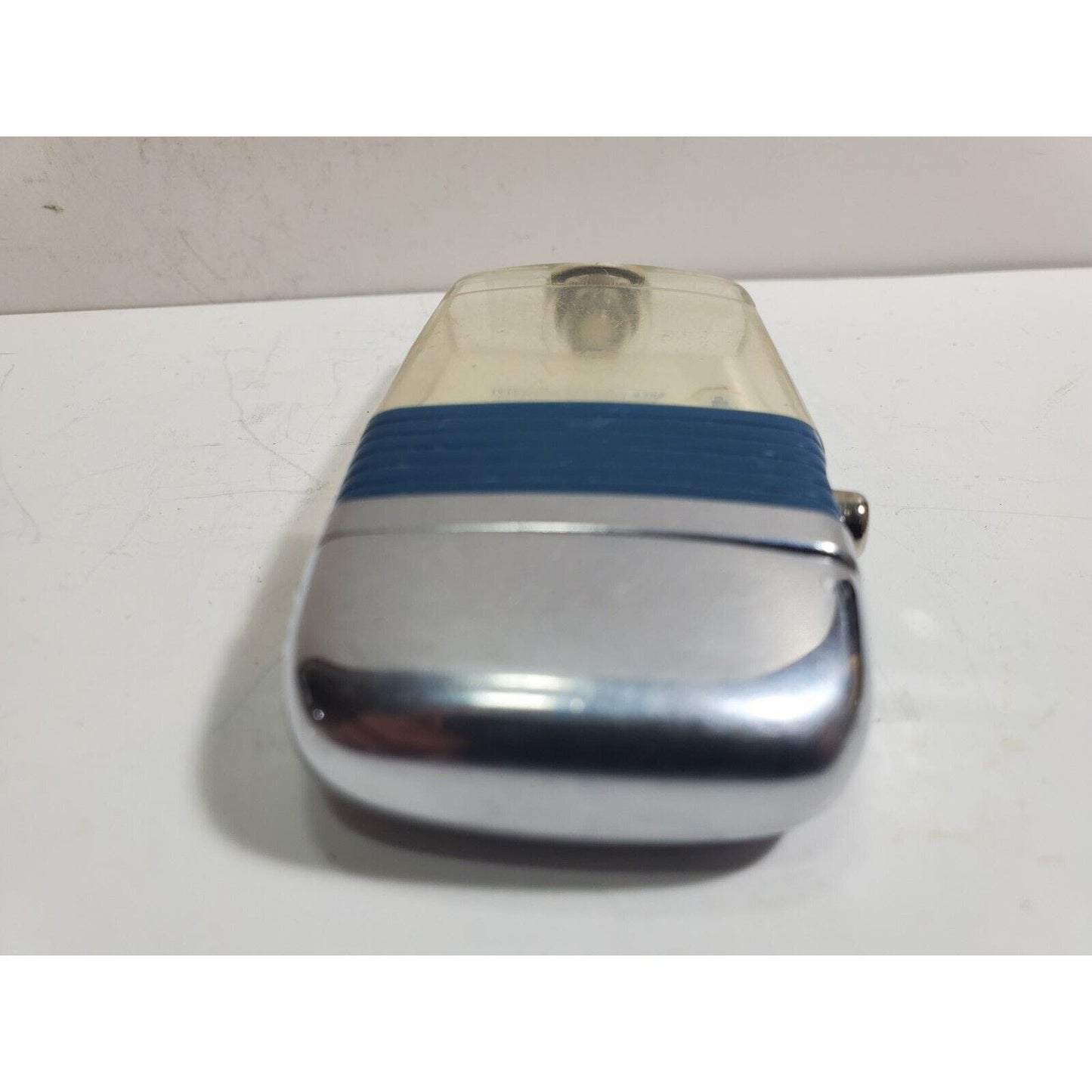 Vintage Working Scripto VU Lighter "Precision" Logo ADVERTISING, Blue 5995/29