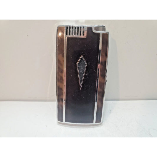 Vintage Ronson Pal Cigarette Case Enamel Silver Tone LIGHTER 6256/14