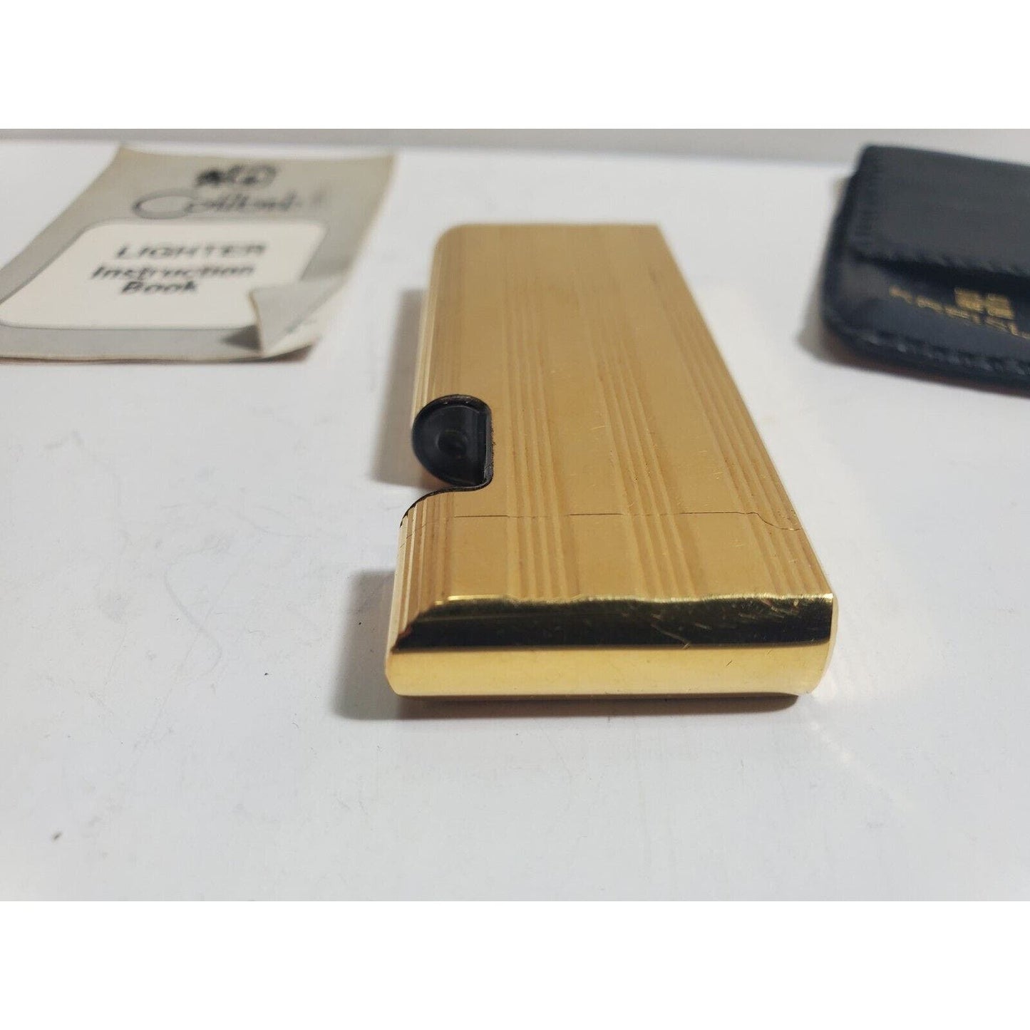 Vintage Colibri Beam Sensor Gold Tone Lighter 6029/37