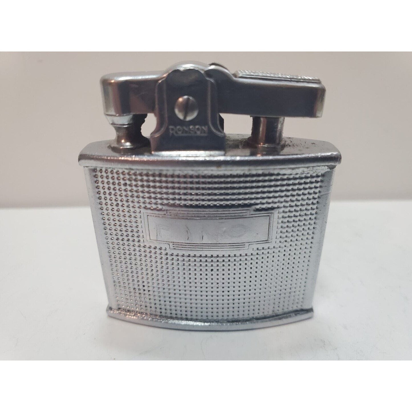 Working Vintage Ronson Cadet Silver Tone Lighter 6182/26