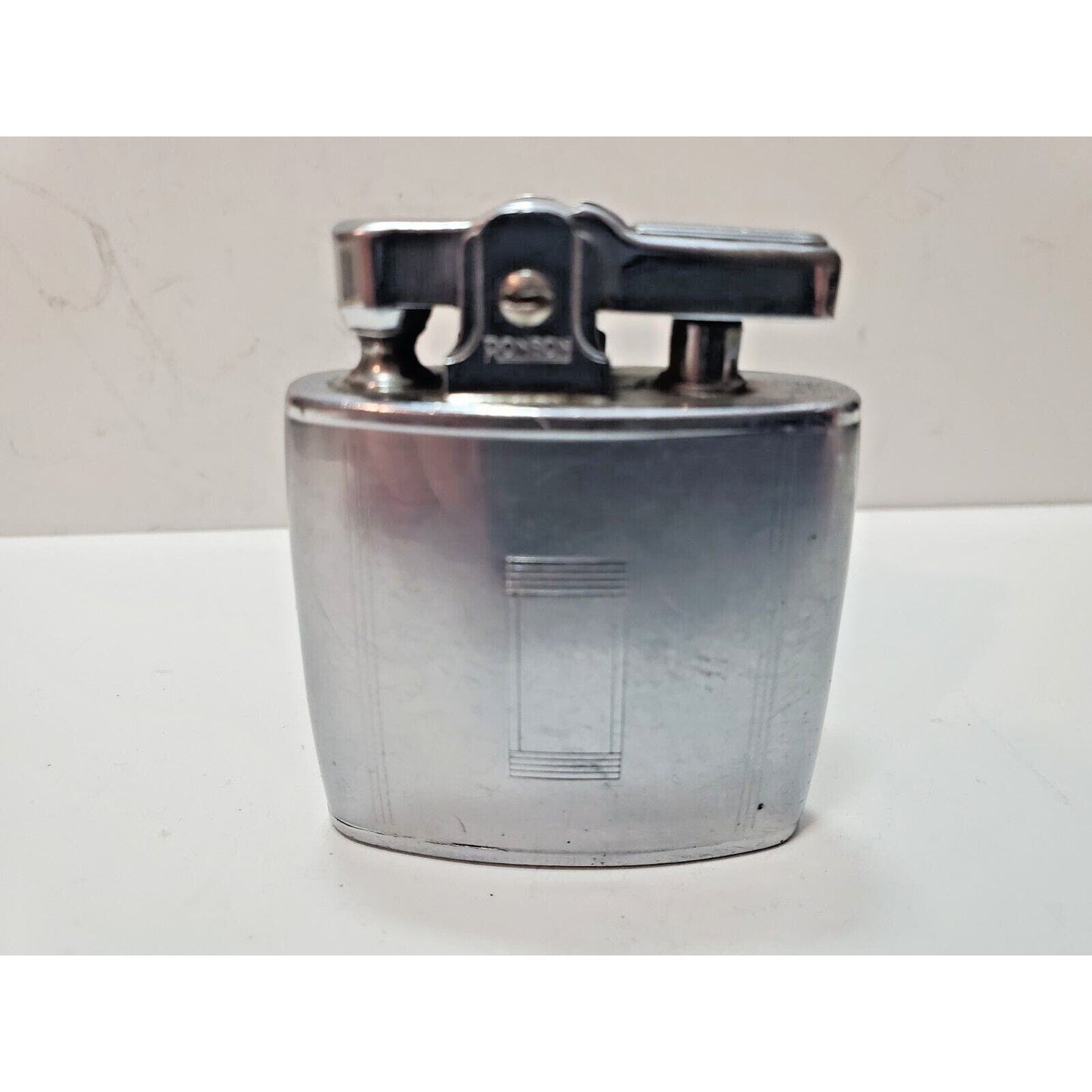 Vintage Working Ronson Standard Silver Tone Lighter / England Made 6103/26