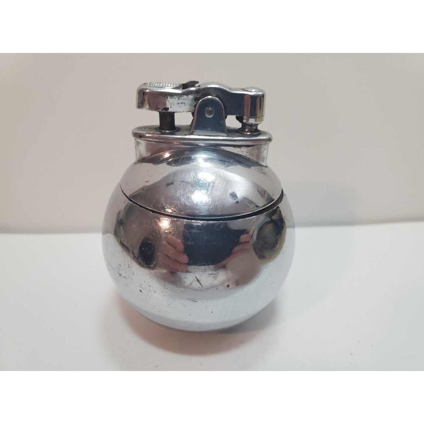 Vintage 1929 Ronson Rondelight Art Deco Silver Table Lighter 6156/13