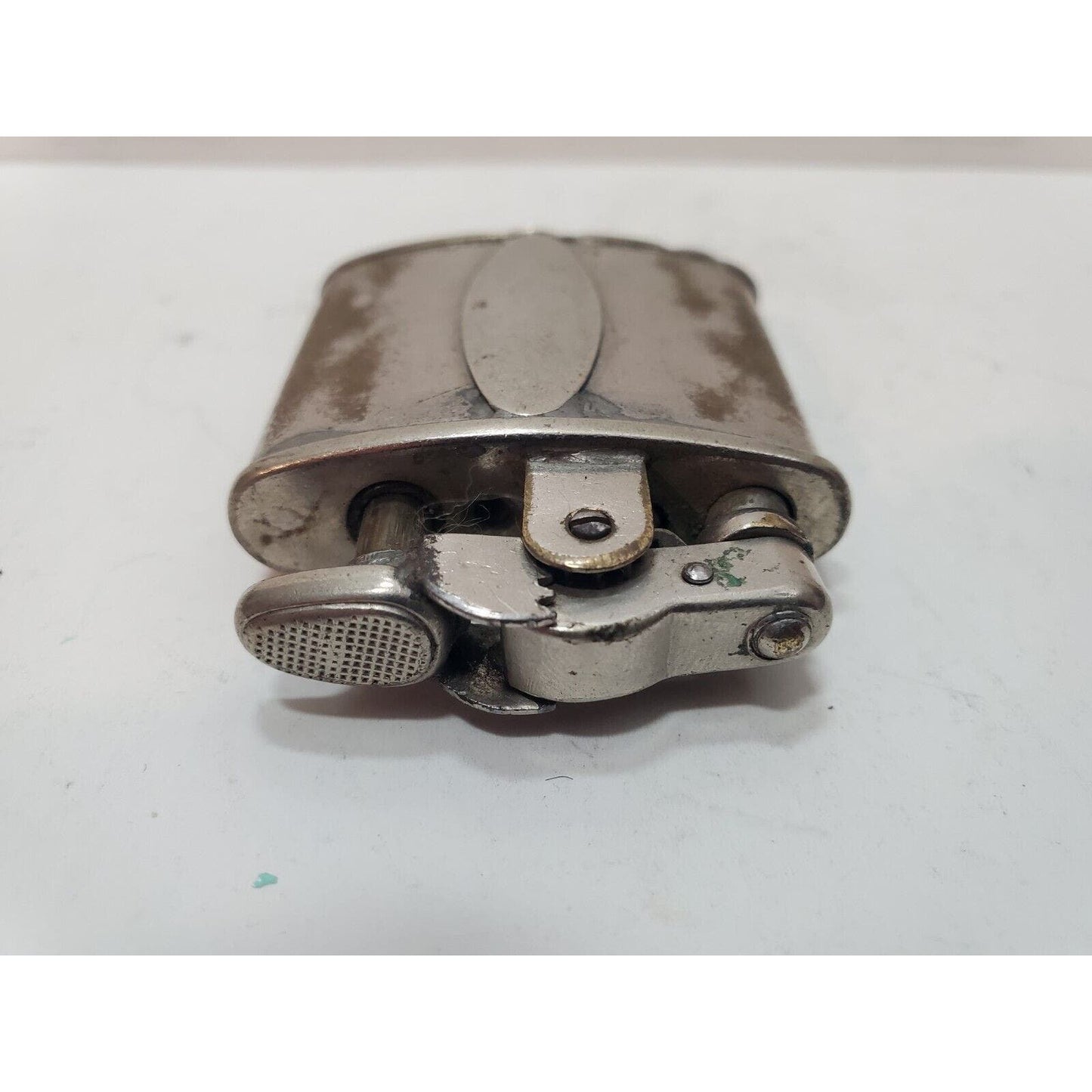 Working Vintage Ronson Art Metal Works Art Deco De-Light Silver Lighter 6250/26