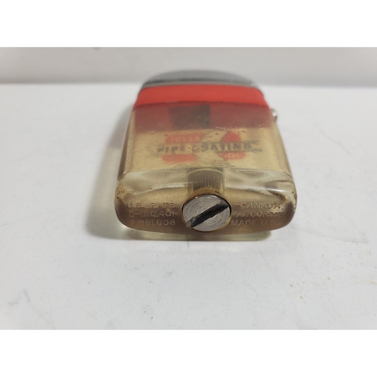 Vintage Working Scripto VU Lighter "Tulsa Pipe Coating Inc." LOGO 6033/29