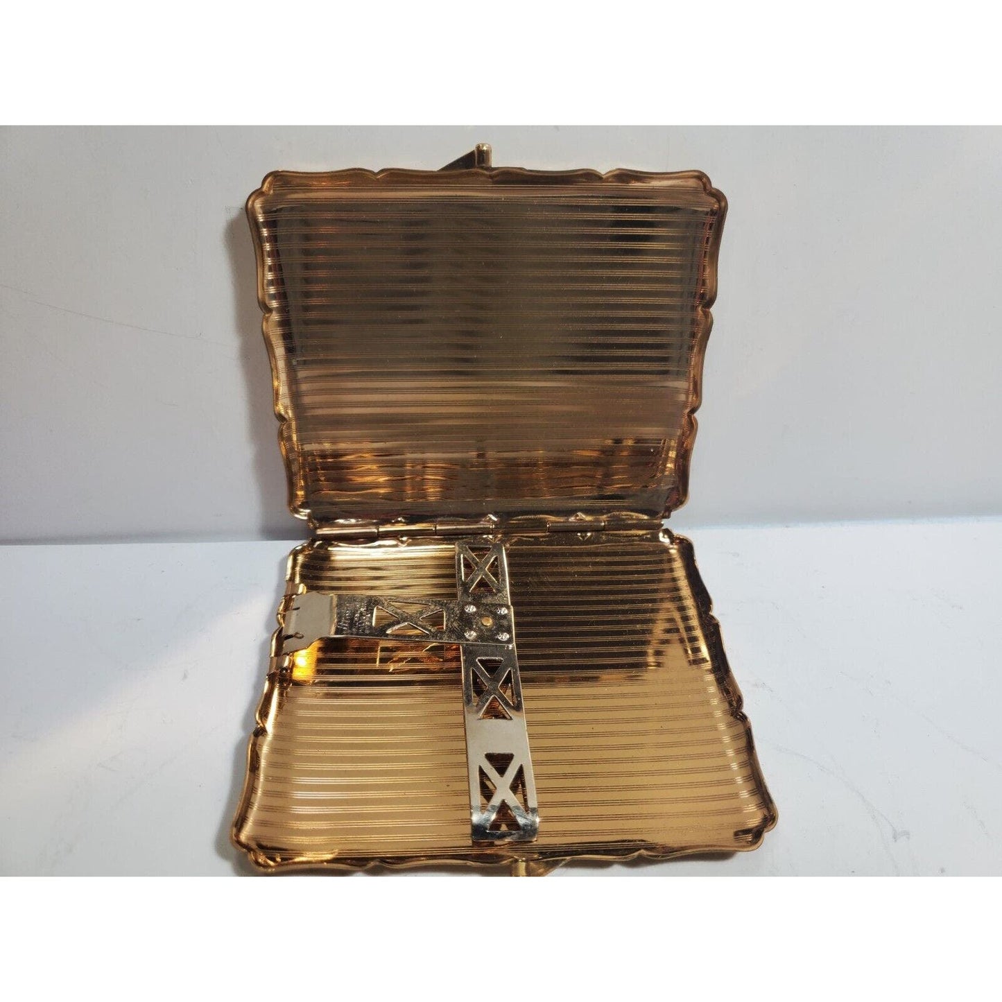 VINTAGE Working Stratton Enamel & Gold Cigarette Case England 5911/20