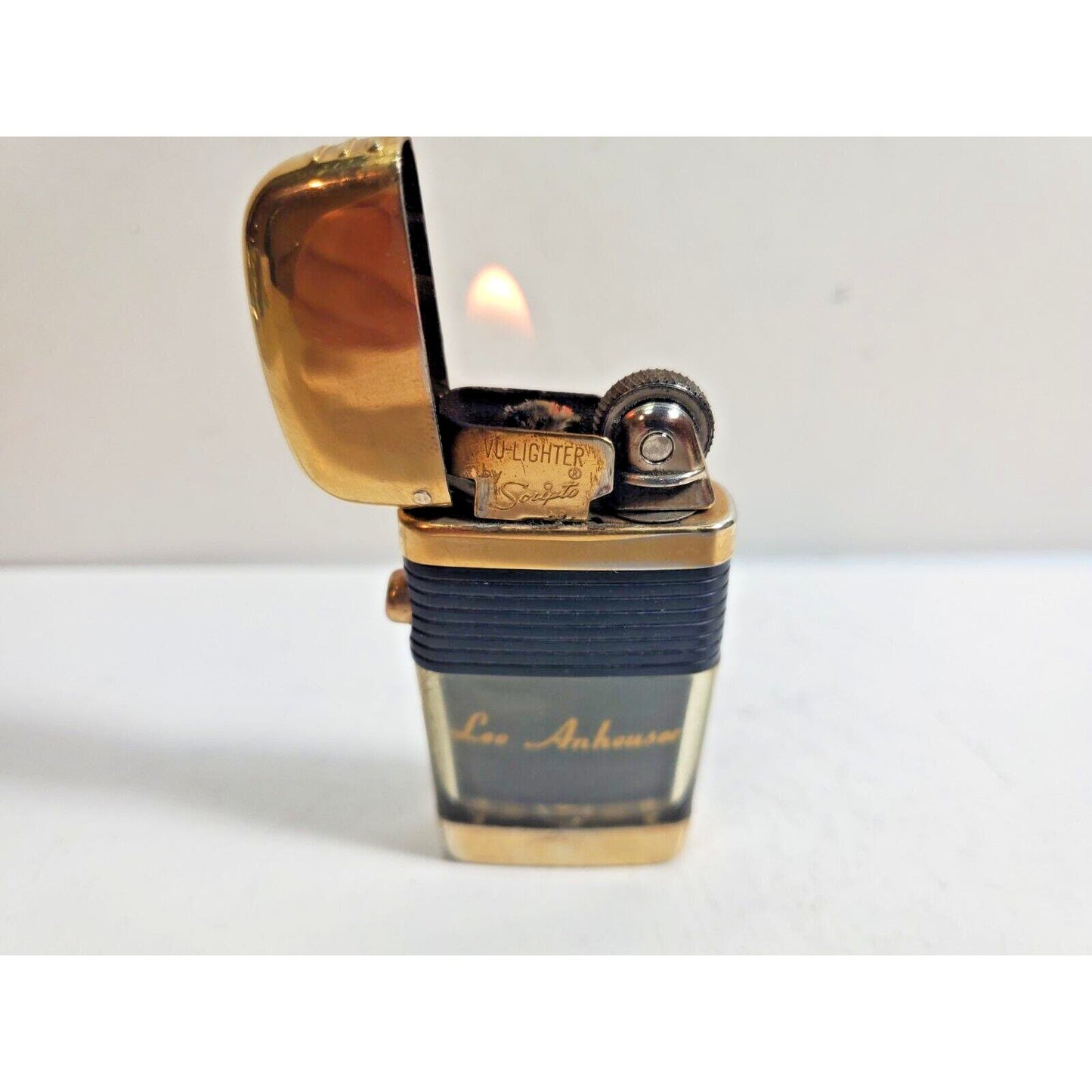 Vintage Working Scripto VU Lighter "Kupper Inc." Logo ADVERTISING 6040/29