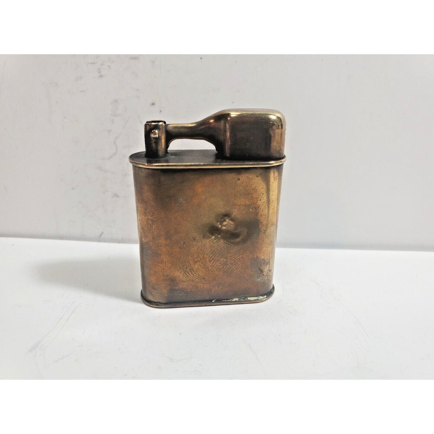Vintage Working 1928 Potter Lift Arm Brass Lighter, Pat Pending / 5914/37