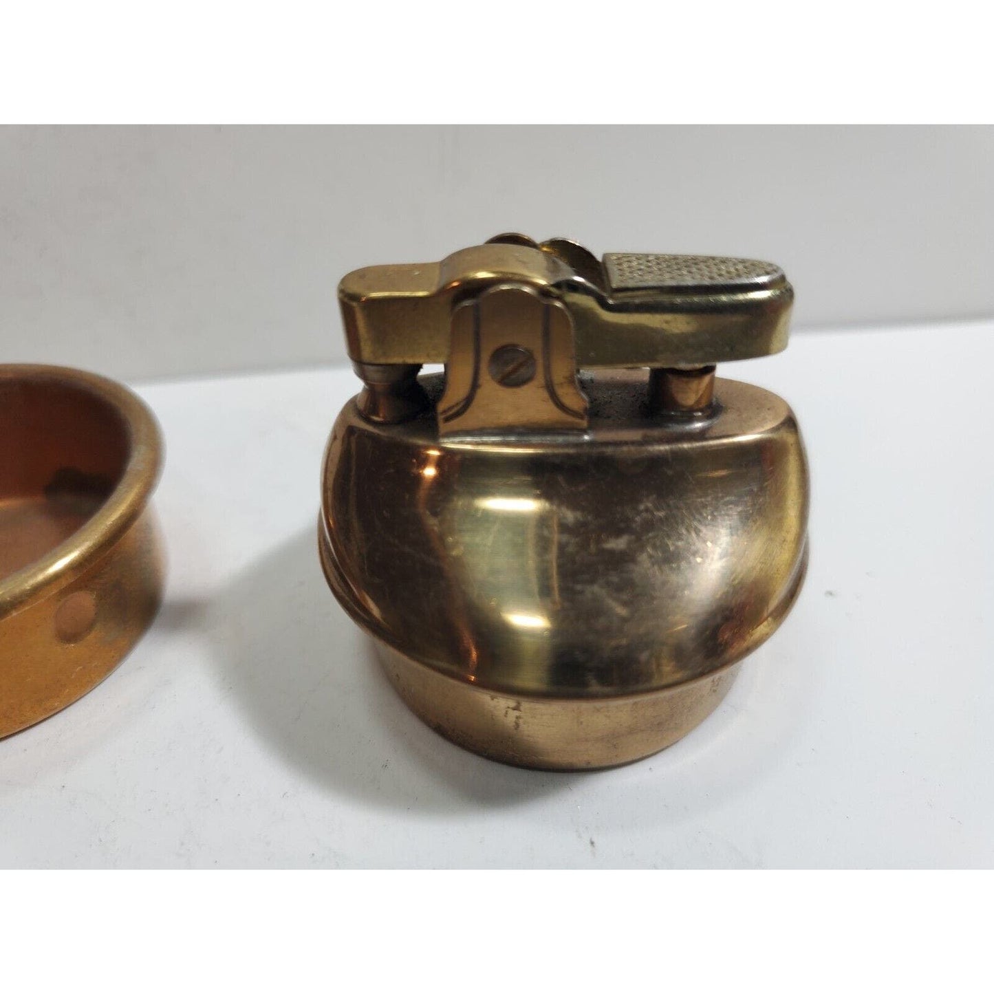 Vintage Working Brass Table Lighter INSERT Fits 1 1/2" Round Base 5835/22