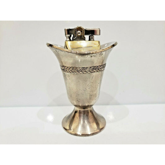 Vintage Working Silver Baroque 4 1/4" Table Lighter 541/23