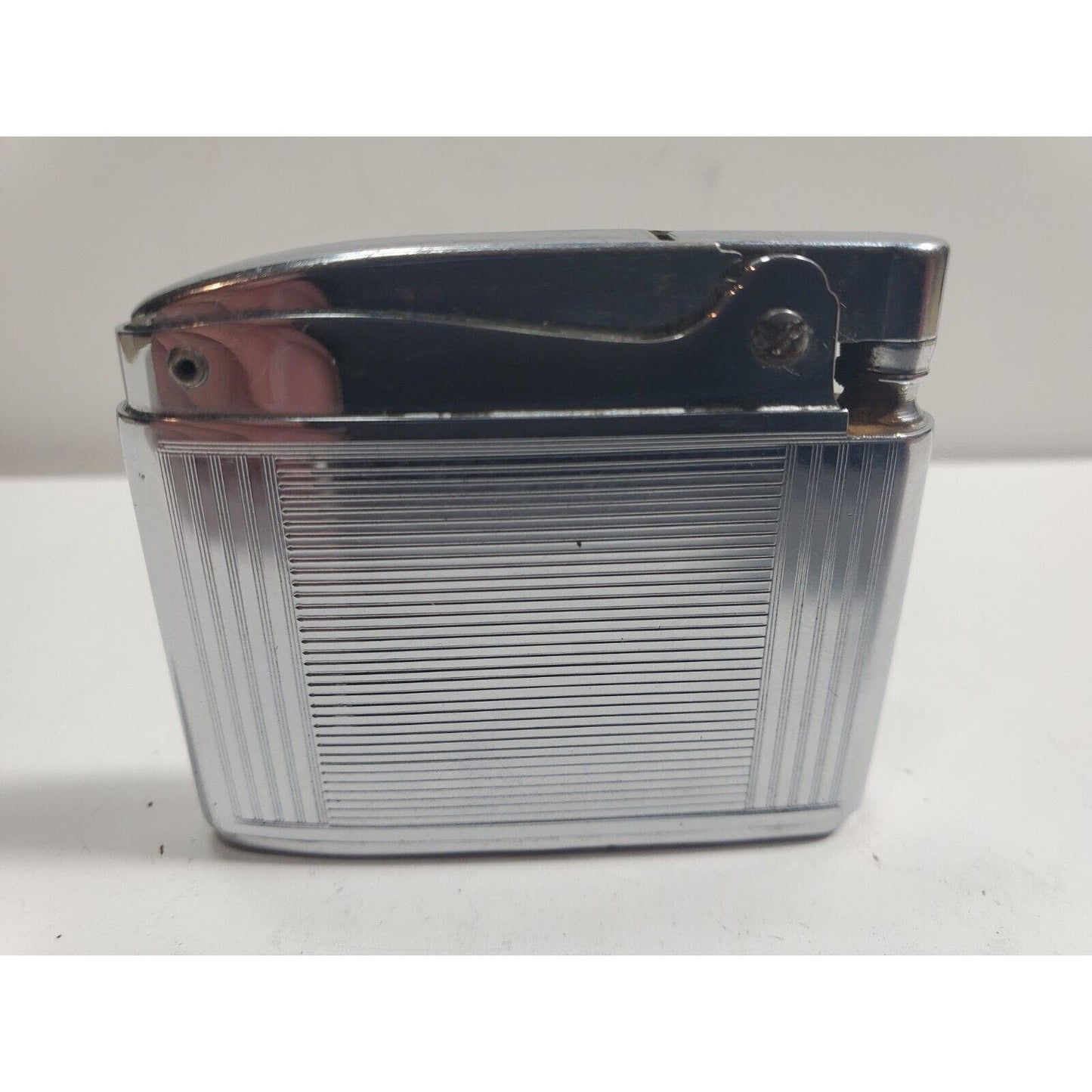 Vintage Working Ronson ADONIS Silver Tone Lighter 5831/26