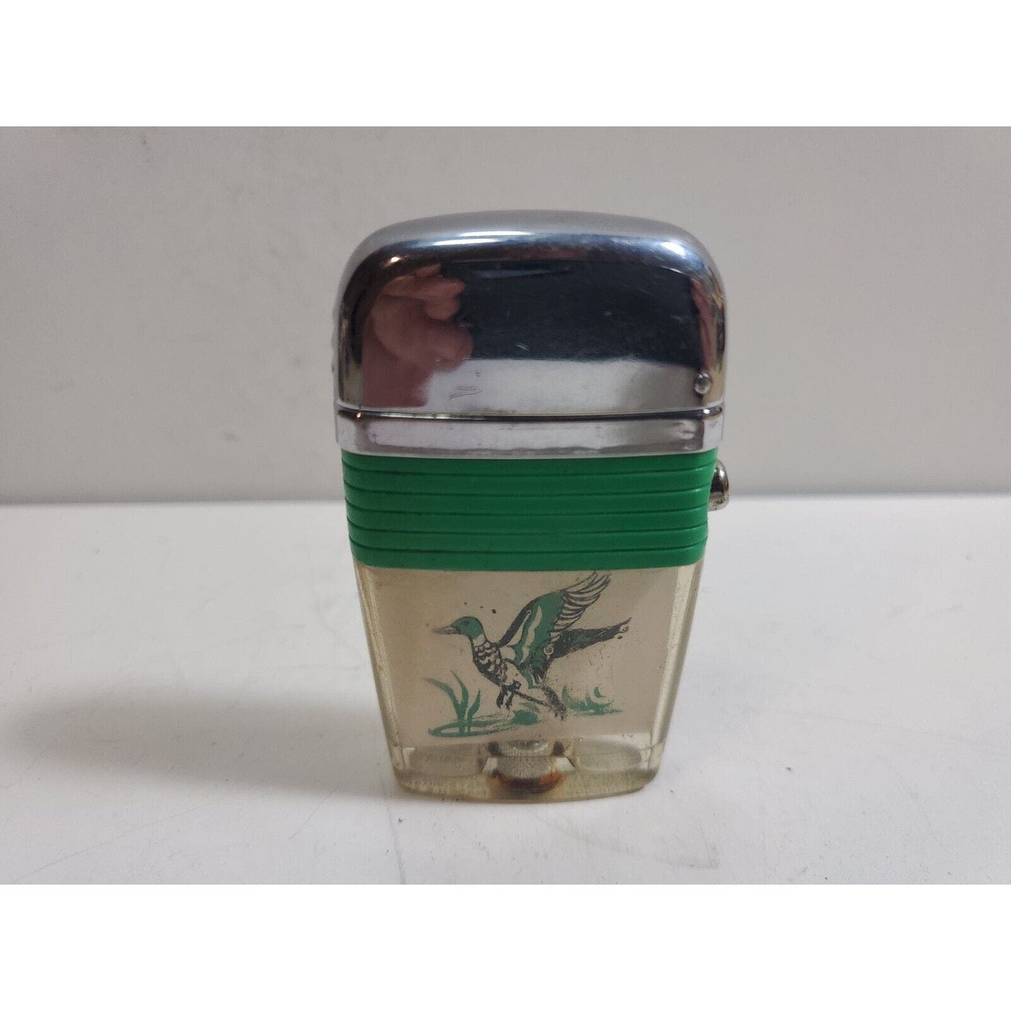 Vintage Working Scripto VU Lighter Pheasant Bird Hunting 5996/29