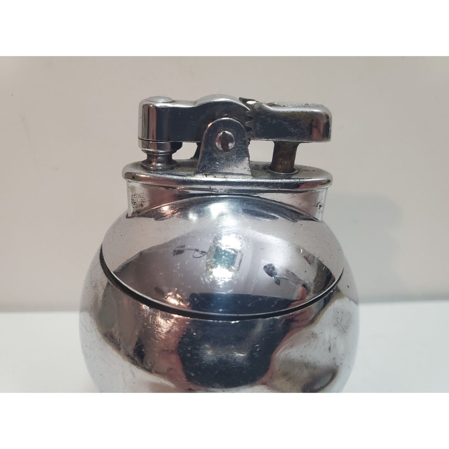 Vintage 1929 Ronson Rondelight Art Deco Silver Table Lighter 6156/13