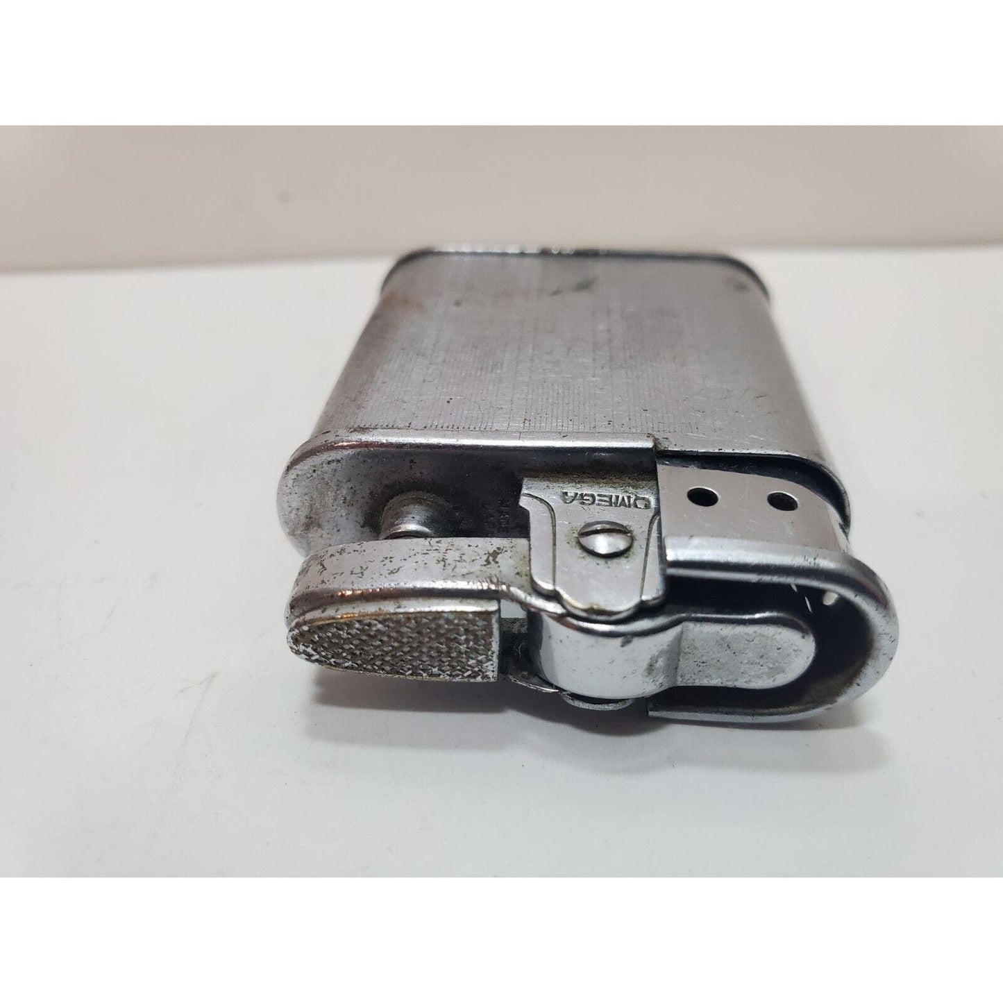 Vintage Working OMEGA Silver Tone Cigarette Lighter 6148/32