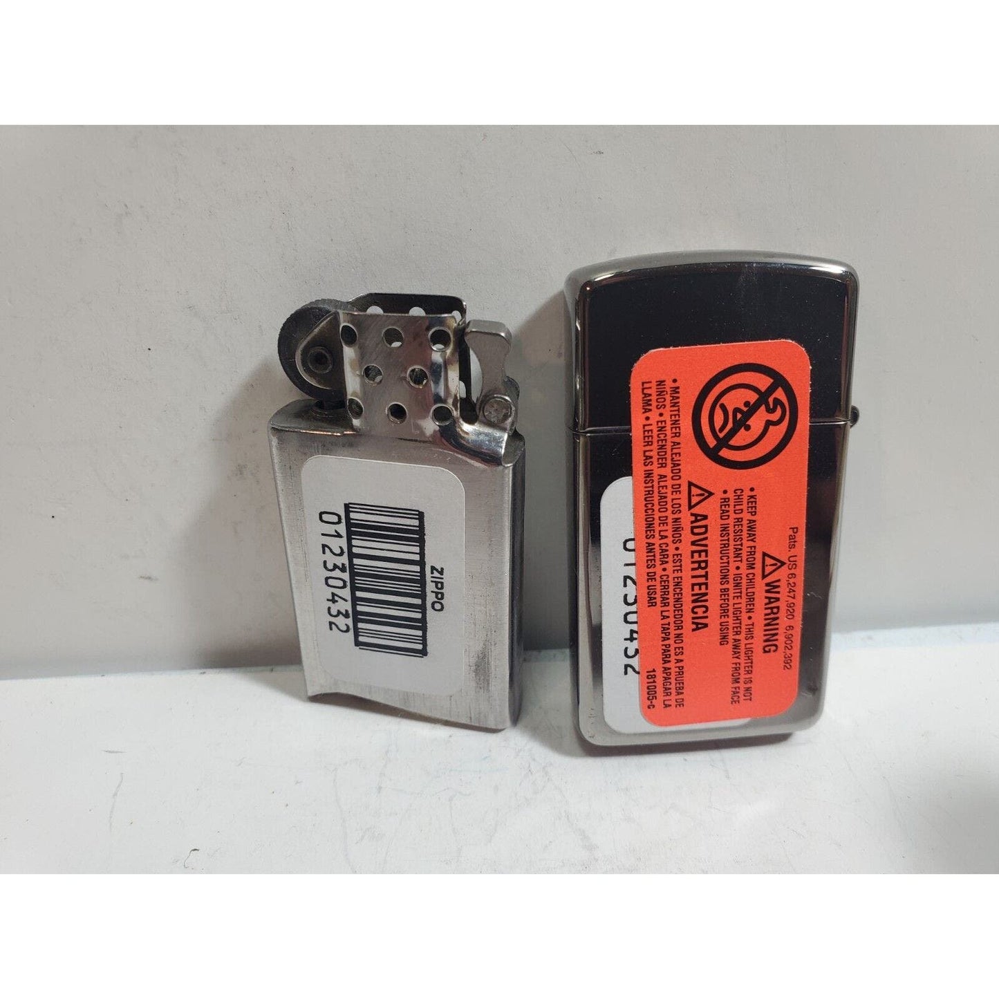 VINTAGE WORKING 1993 HIGH POLISH ZIPPO LIGHTER 6043/33 Restored By Zippo.