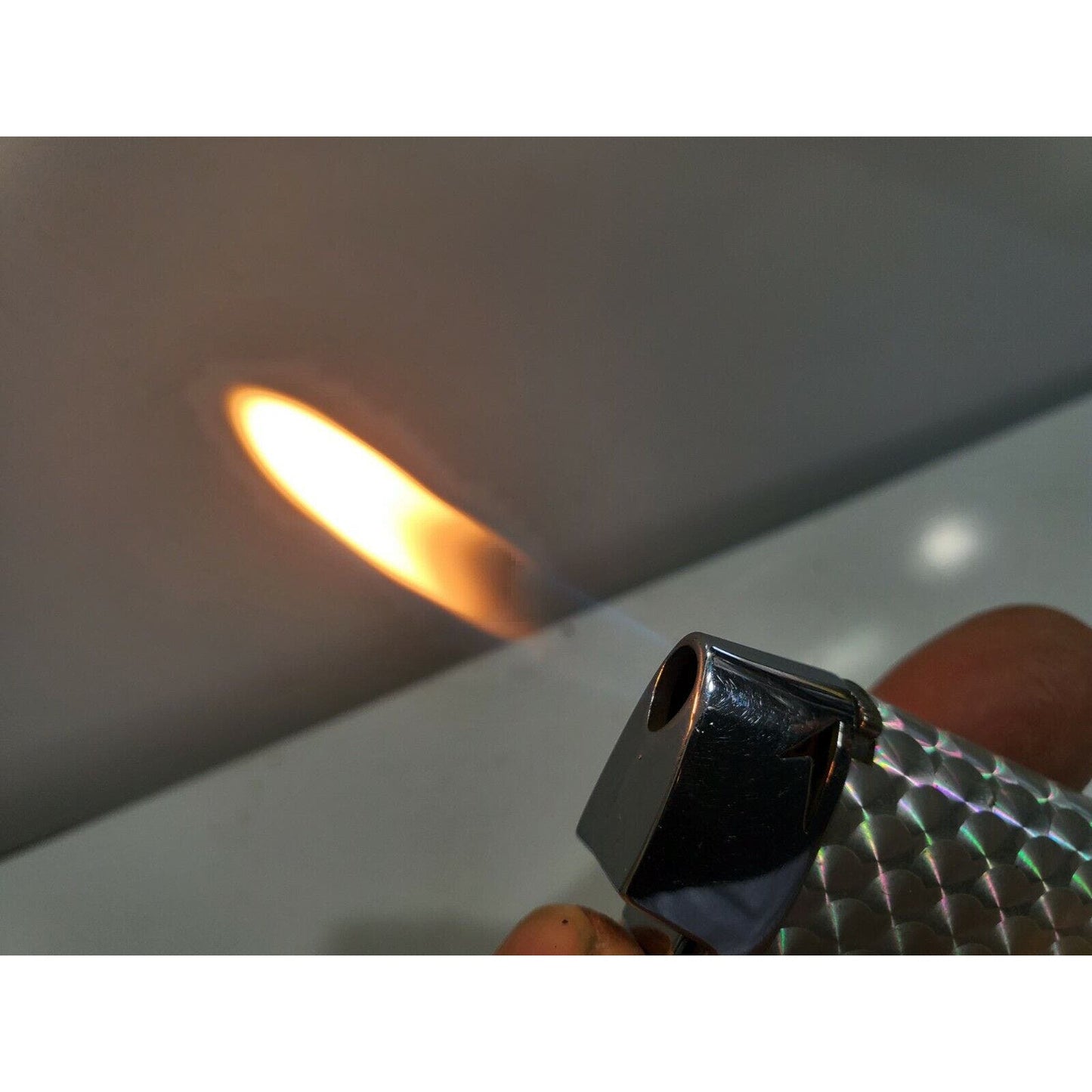 WORKING Vintage Ronson Varaflame MK II Silver Tone Lighter 1950s 4516/26