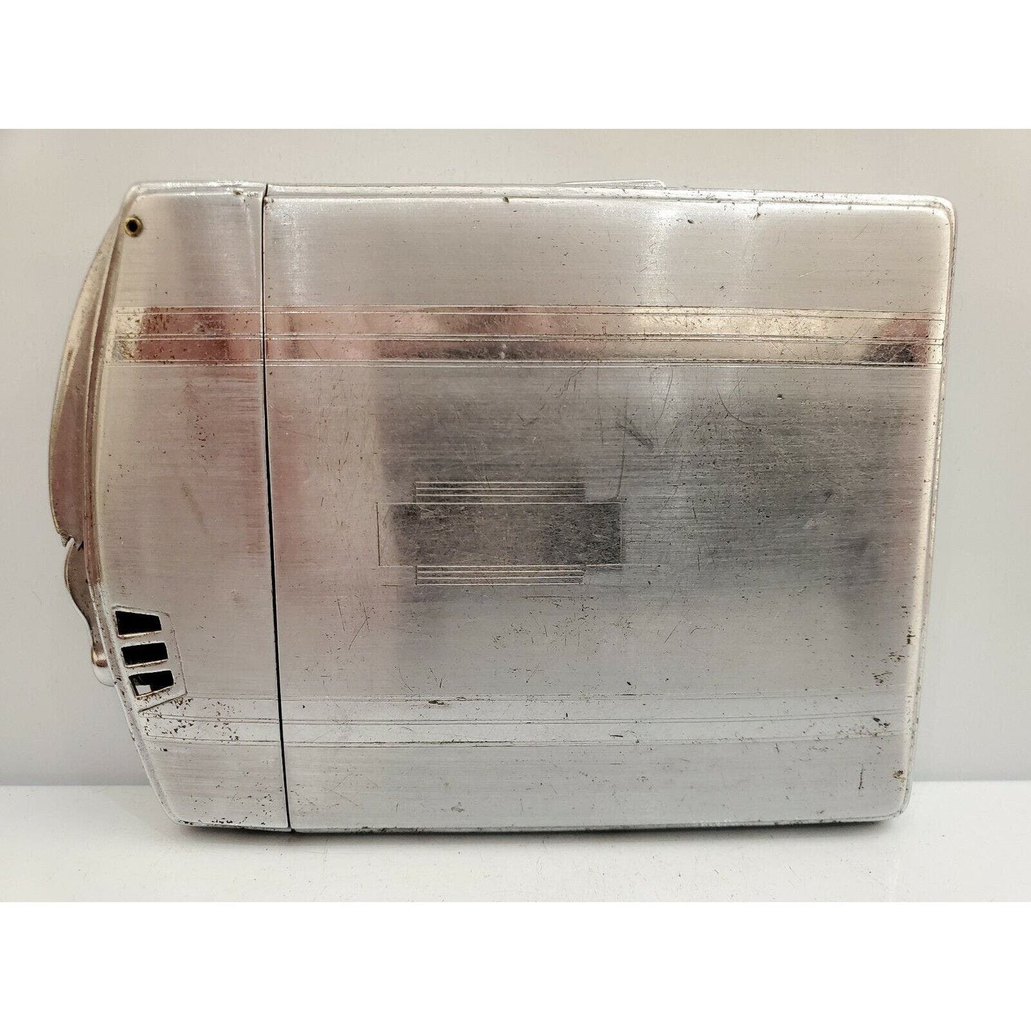 Rare ANTIQUE Working Ronson All Metal Works TWENTYCASE Cigarette Case Lighter