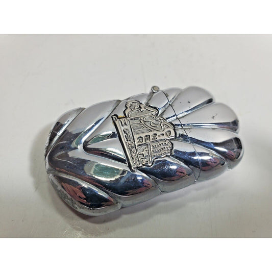 Working Vintage Chrome Lighter " Joe's Diner Open 24 Hours " 1994 6018/30