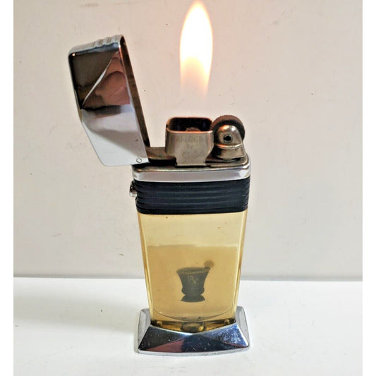 Working Vintage Scripto Table Top VU-Lighter RX Logo Insert 6004/22