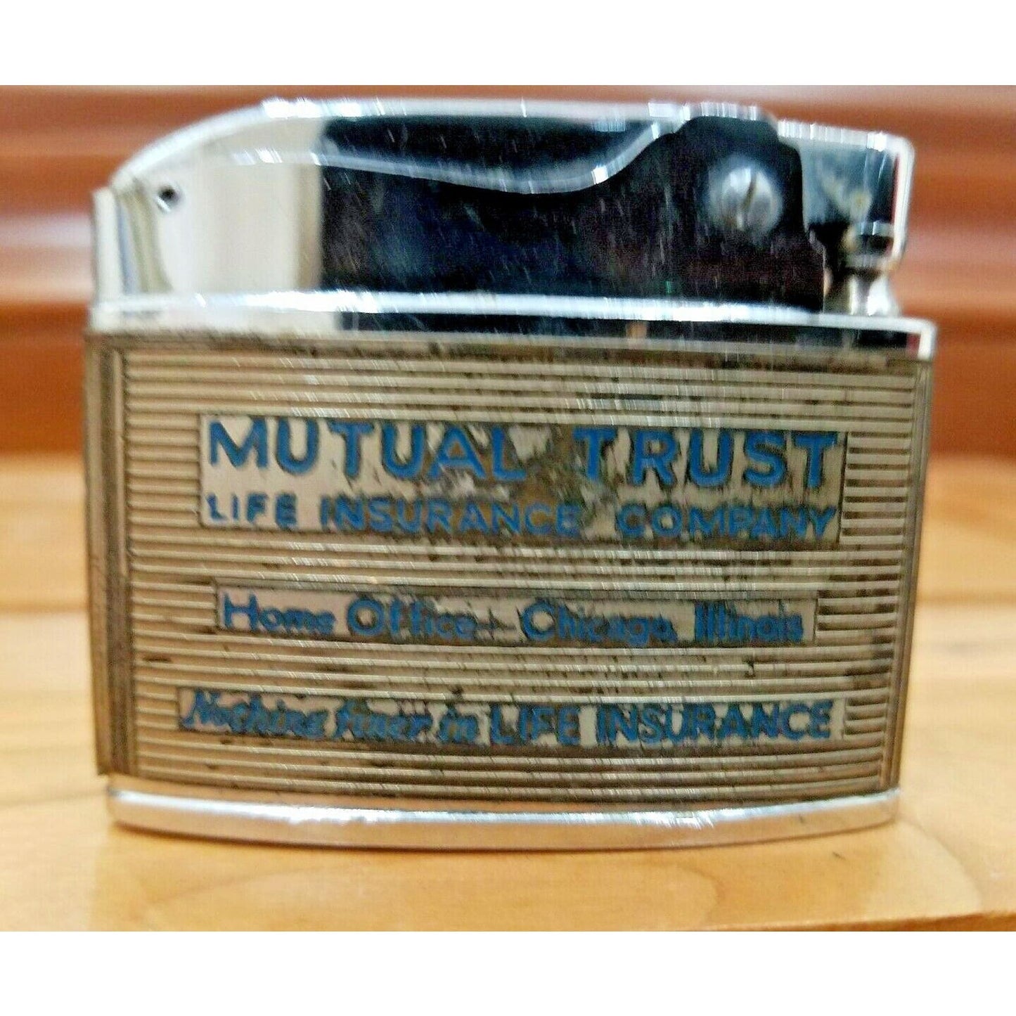 Vintage Working  Mutual Trust LIFE INSURANCE Co  Vulkan Lighter Antique 1277.32