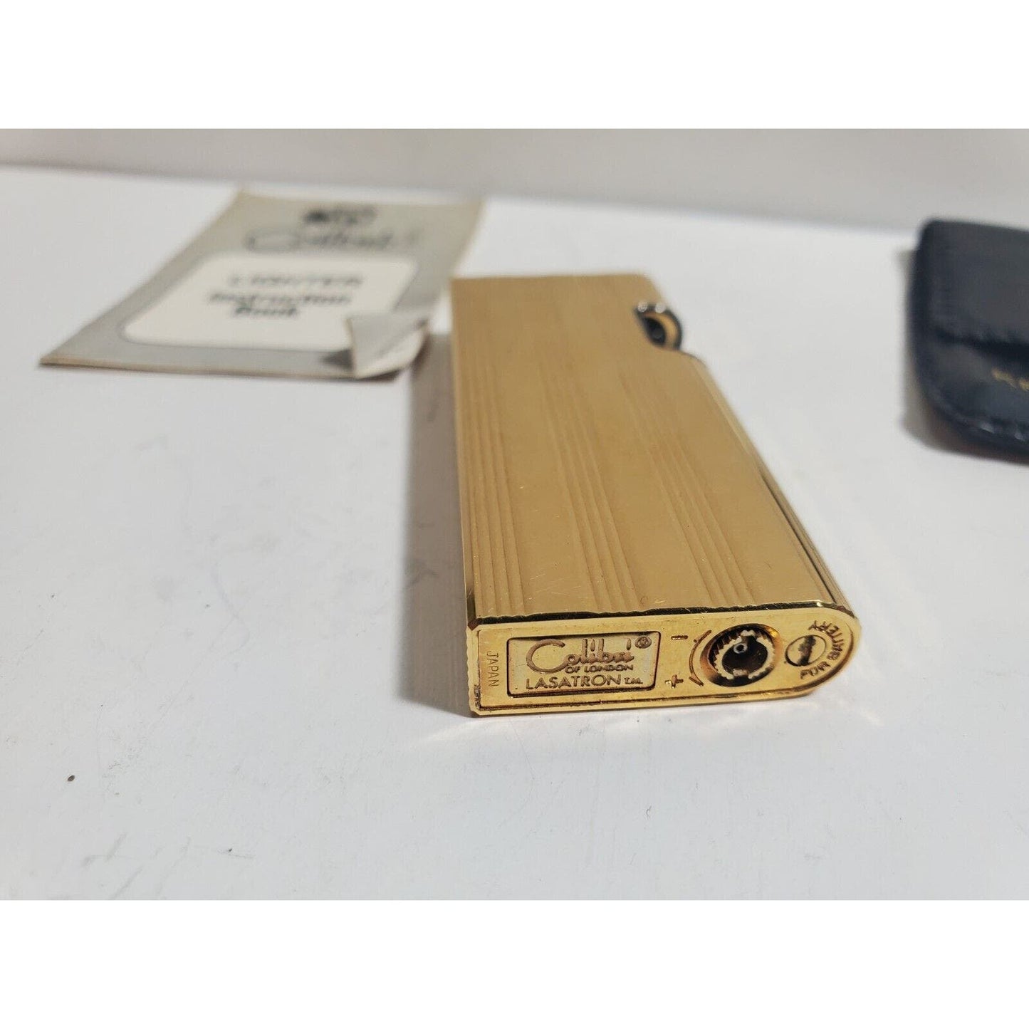 Vintage Colibri Beam Sensor Gold Tone Lighter 6029/37