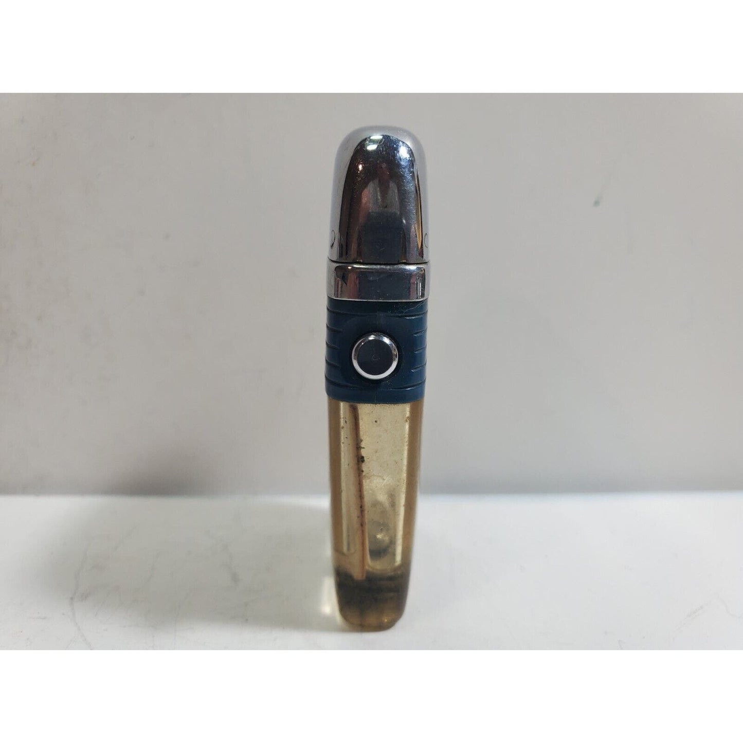 Vintage Working Scripto VU Lighter "Air International" LOGO, Blue 5989/29