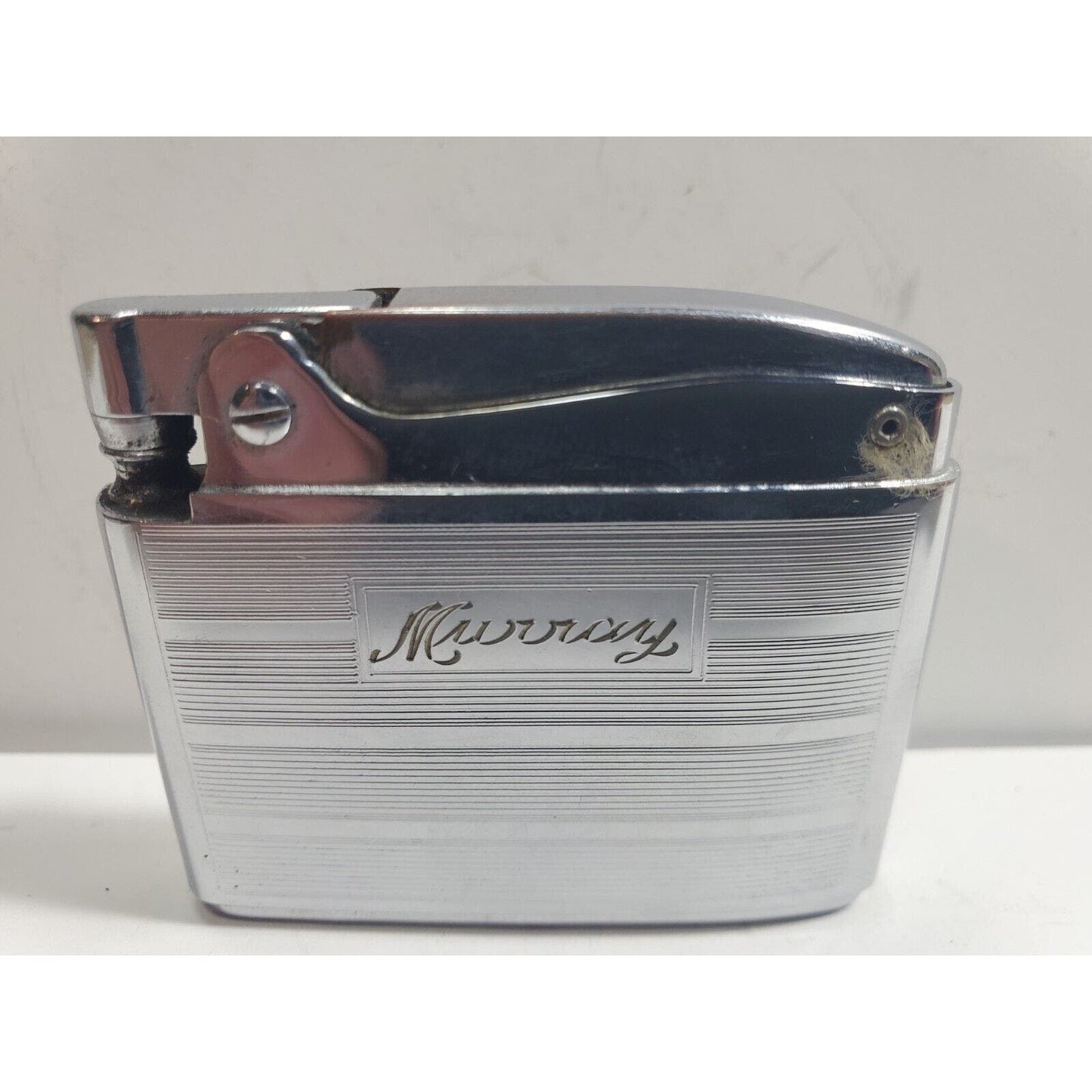 Vintage Working Ronson ADONIS Silver Tone Lighter 5824/26