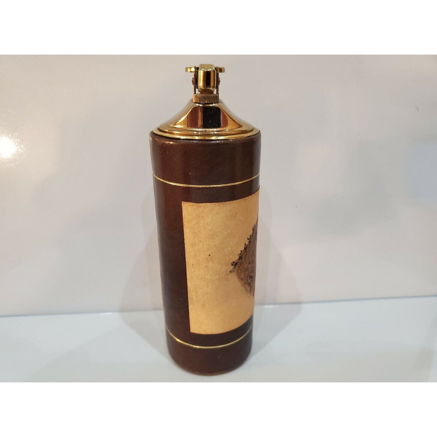 HORSE HEAD Hand Painted WORKING Vintage Handmade Table Lighter 6" 1815.40