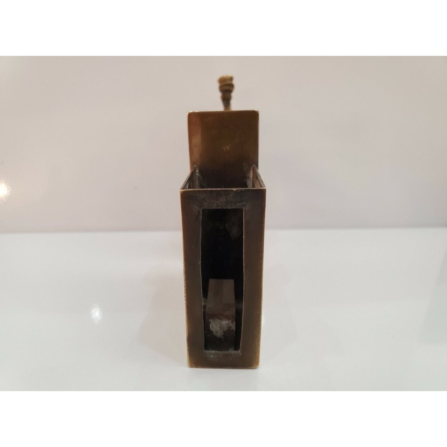 Dragon Brass Vintage  Antique Match, Cigarette Safe / Holder / CASE 5 1/2 x 4"