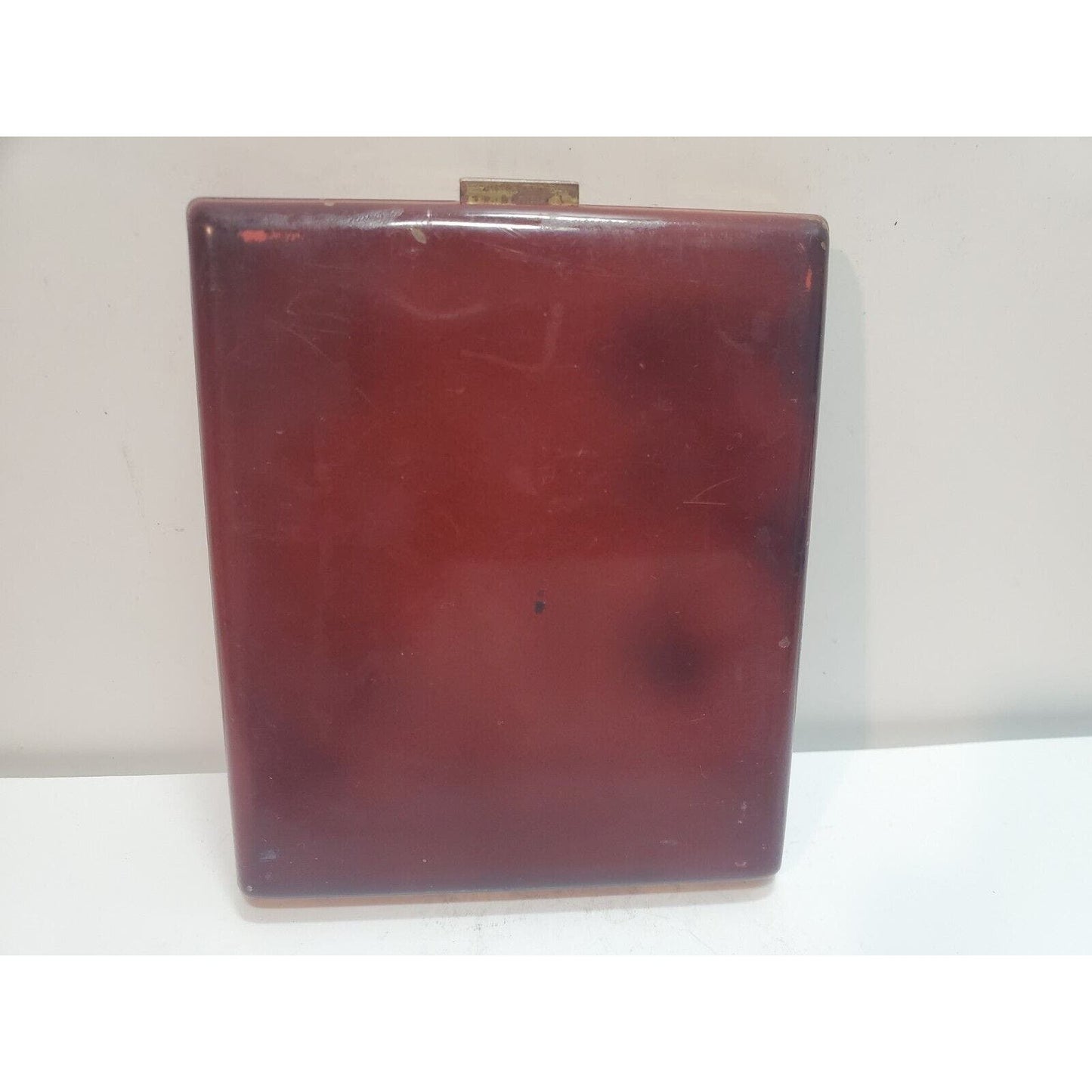 Vintage US Zone OCCUPATION GERMAN Brass Embossed Map Cigarette Case 6159/21