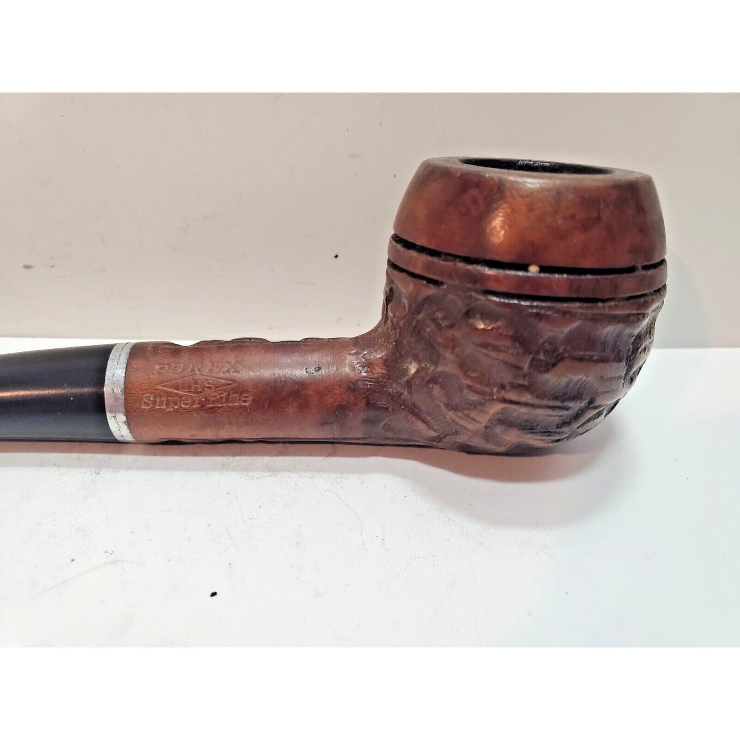 Vintage LHS Purex Super Fine Imported Briar Tobacco Pipe / 6172/5