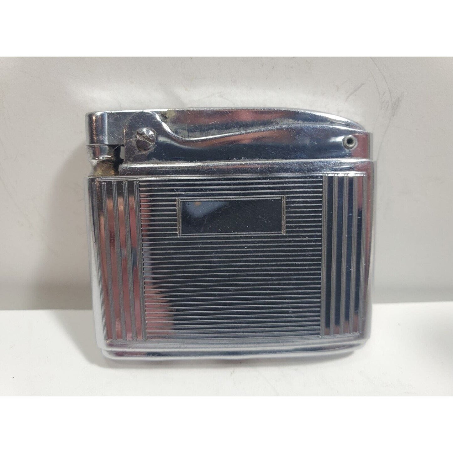 Vintage Working Ronson ADONIS Silver Tone Lighter 5831/26