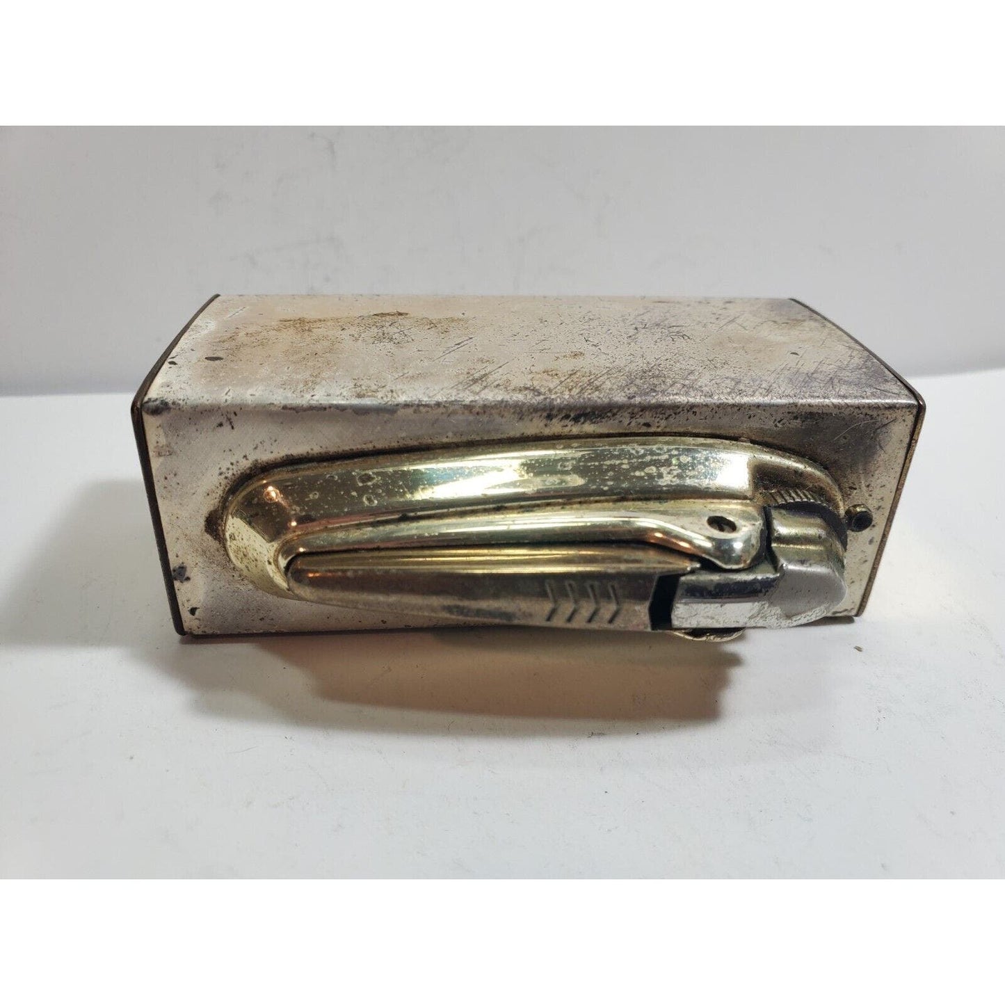 Vintage Working RONSON VARAFLAME Desk Table Butane Lighter 5950/13