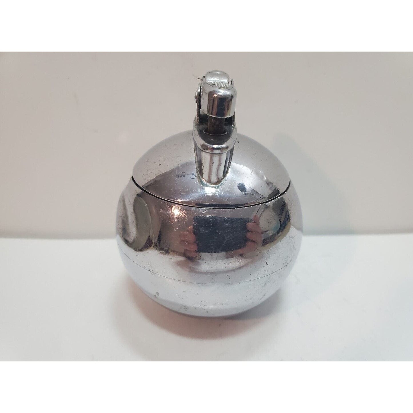 Vintage 1929 Ronson Rondelight Art Deco Silver Table Lighter 6156/13