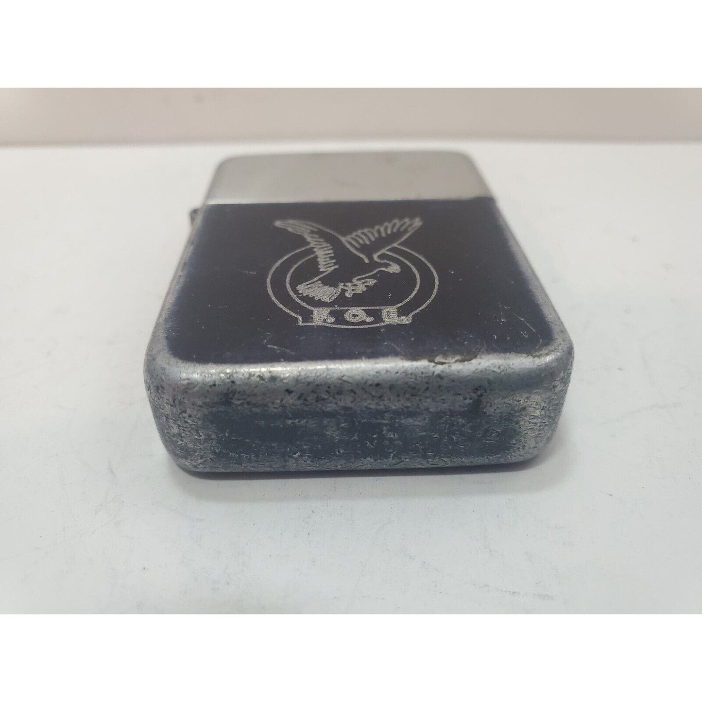 Working Matawan THE WINDY 3 Barrel LIGHTER F.O.E. FRATERNAL ORDER OF EAGLES