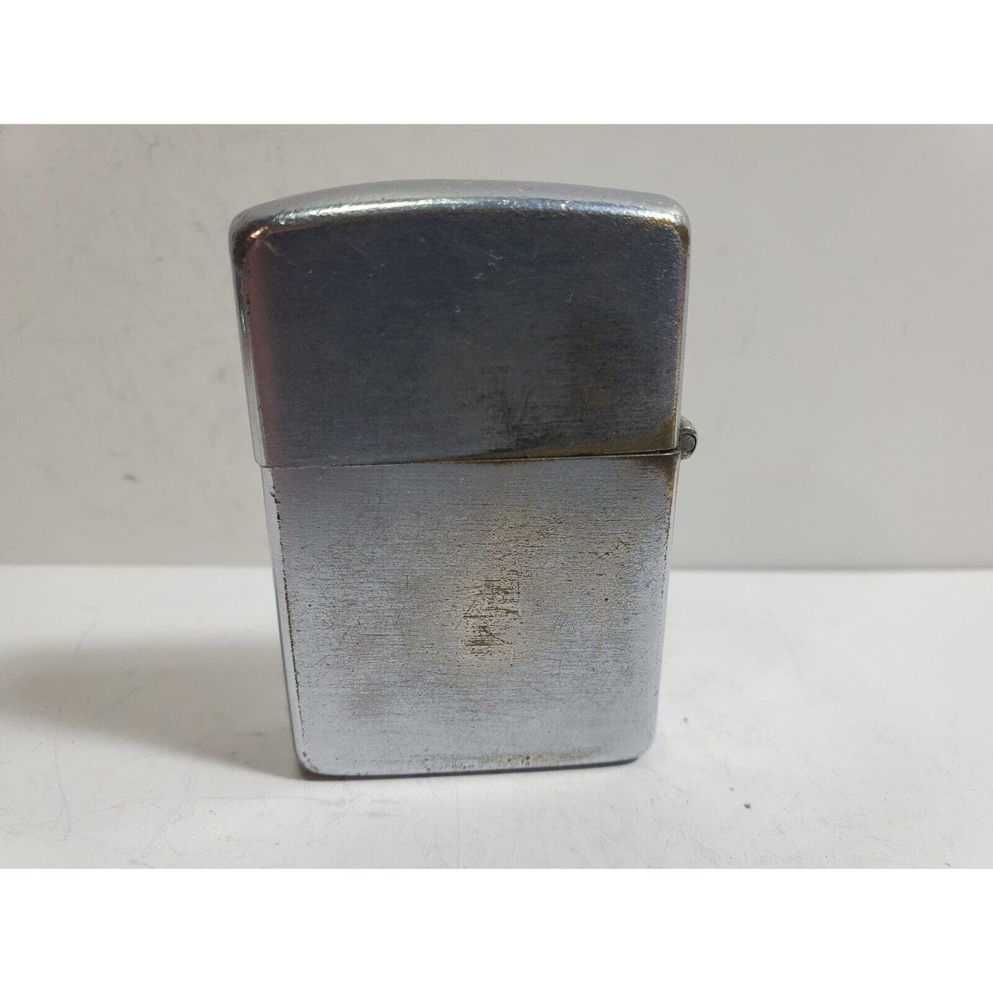 Vintage "Lockheed Aircraft" Logo Zippo Lighter Pat # 2042695 3 Barrel Hinge