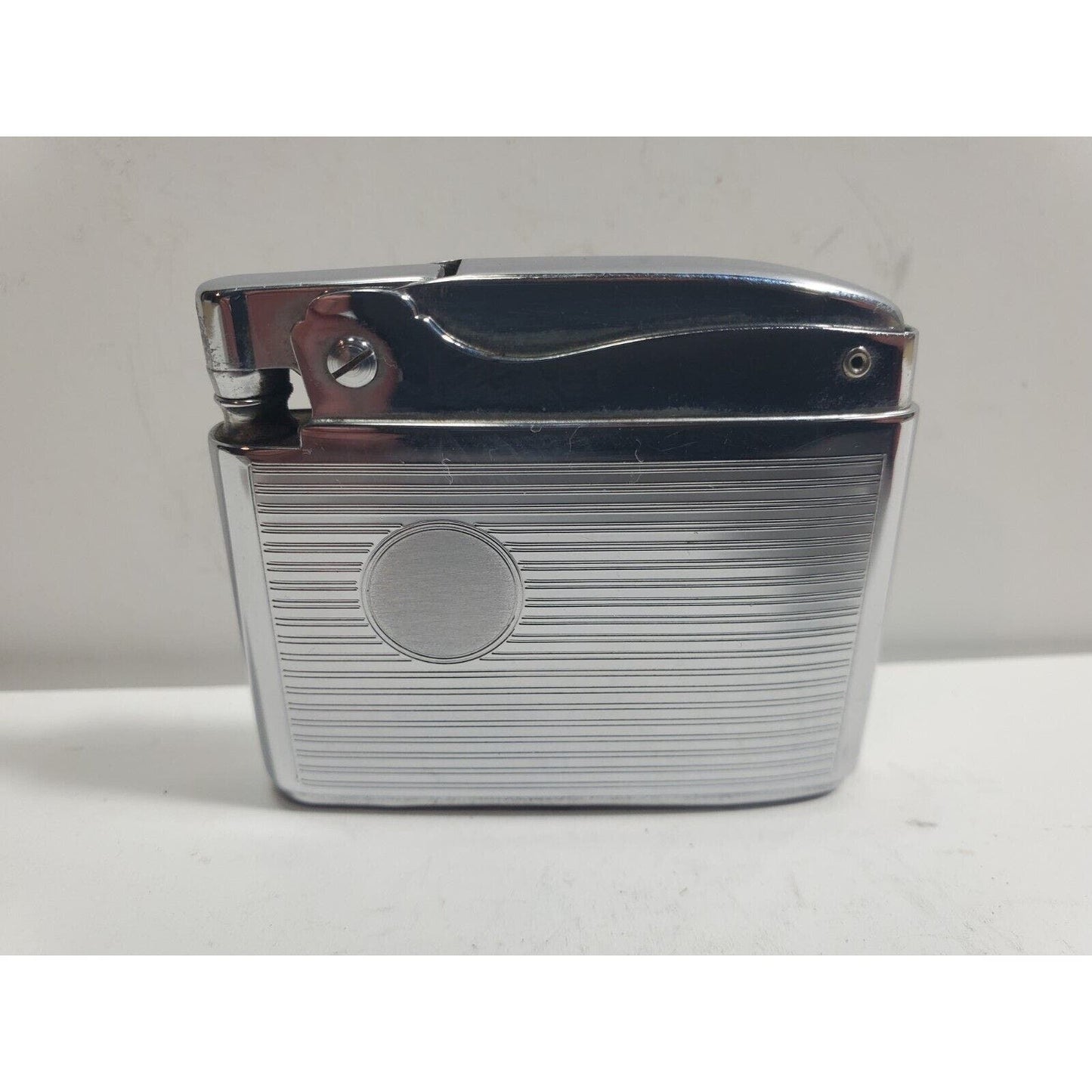 Vintage Working Ronson ADONIS Silver Tone Lighter 5832/26