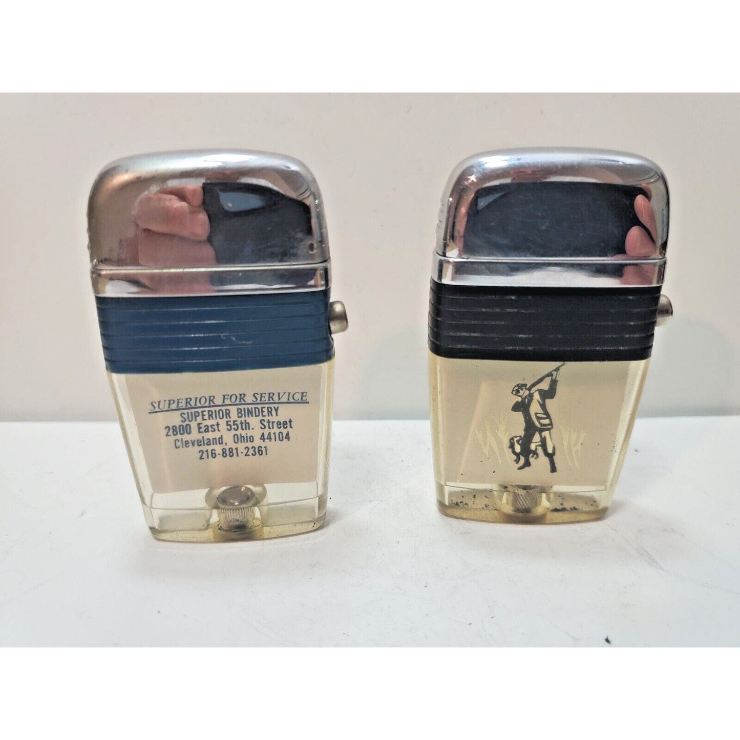Lot of 2 Scripto VU Vintage Lighters 6109/29