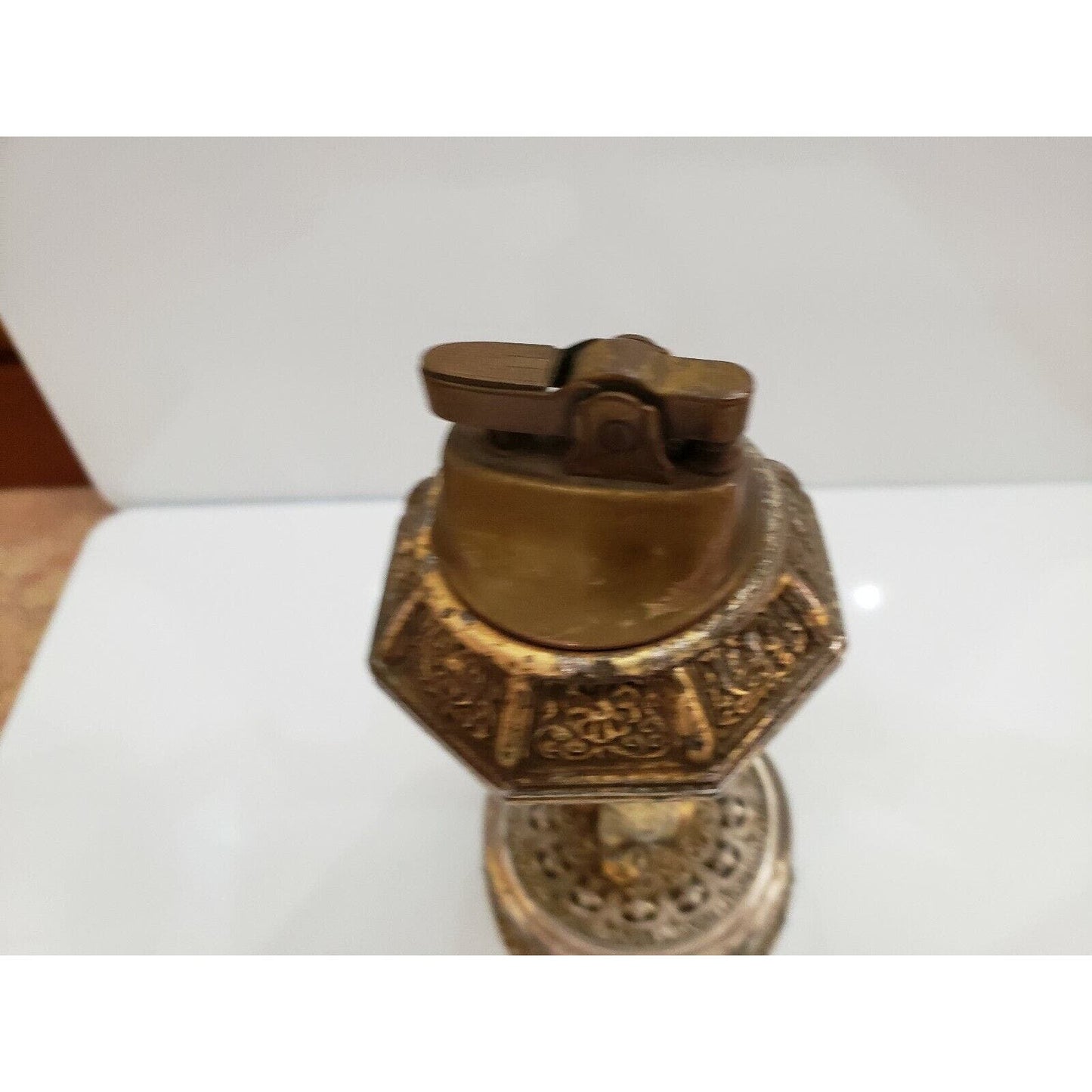 Vintage Working Lighter / 3 Naked Boys holds Urn With Lighter, 7"H 1907.47