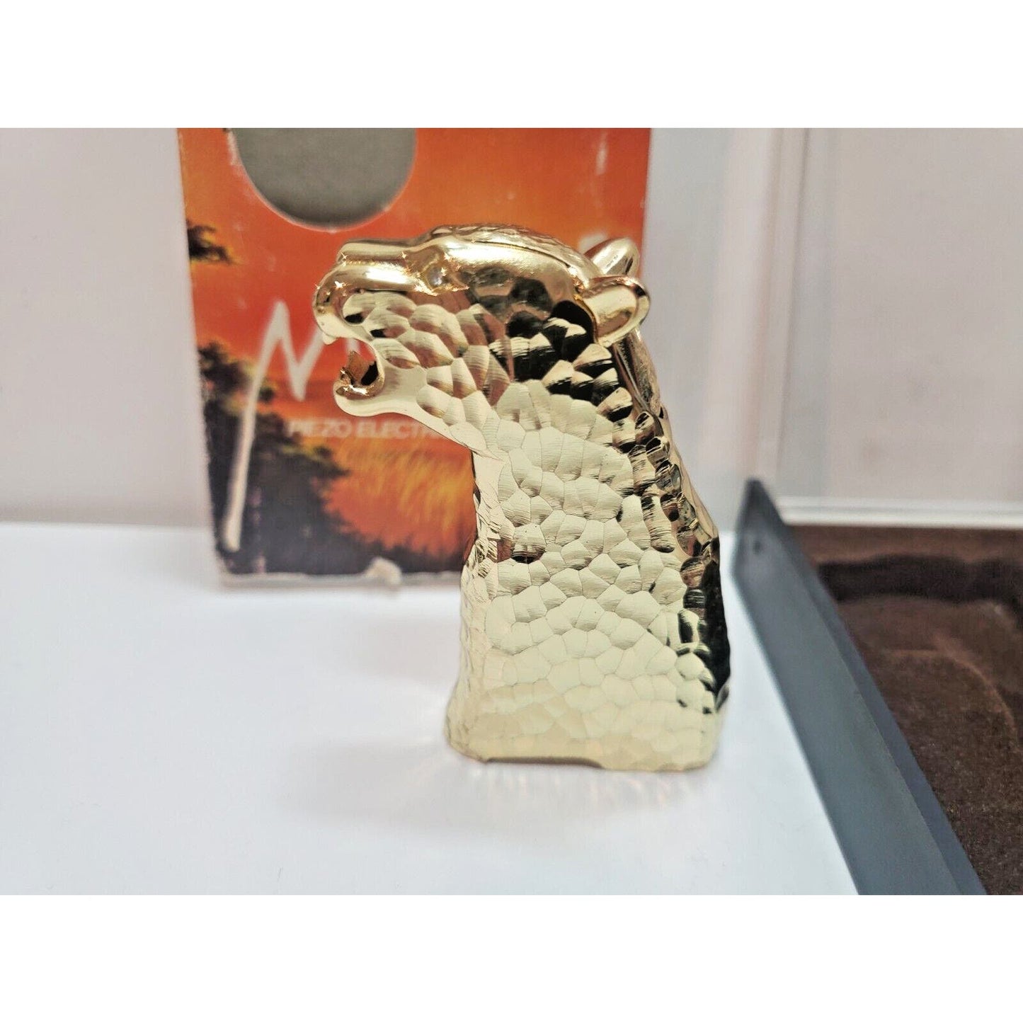 Vintage Working MASAI Jaguar Panther Cougar LIGHTER, Original Box. 6174/24