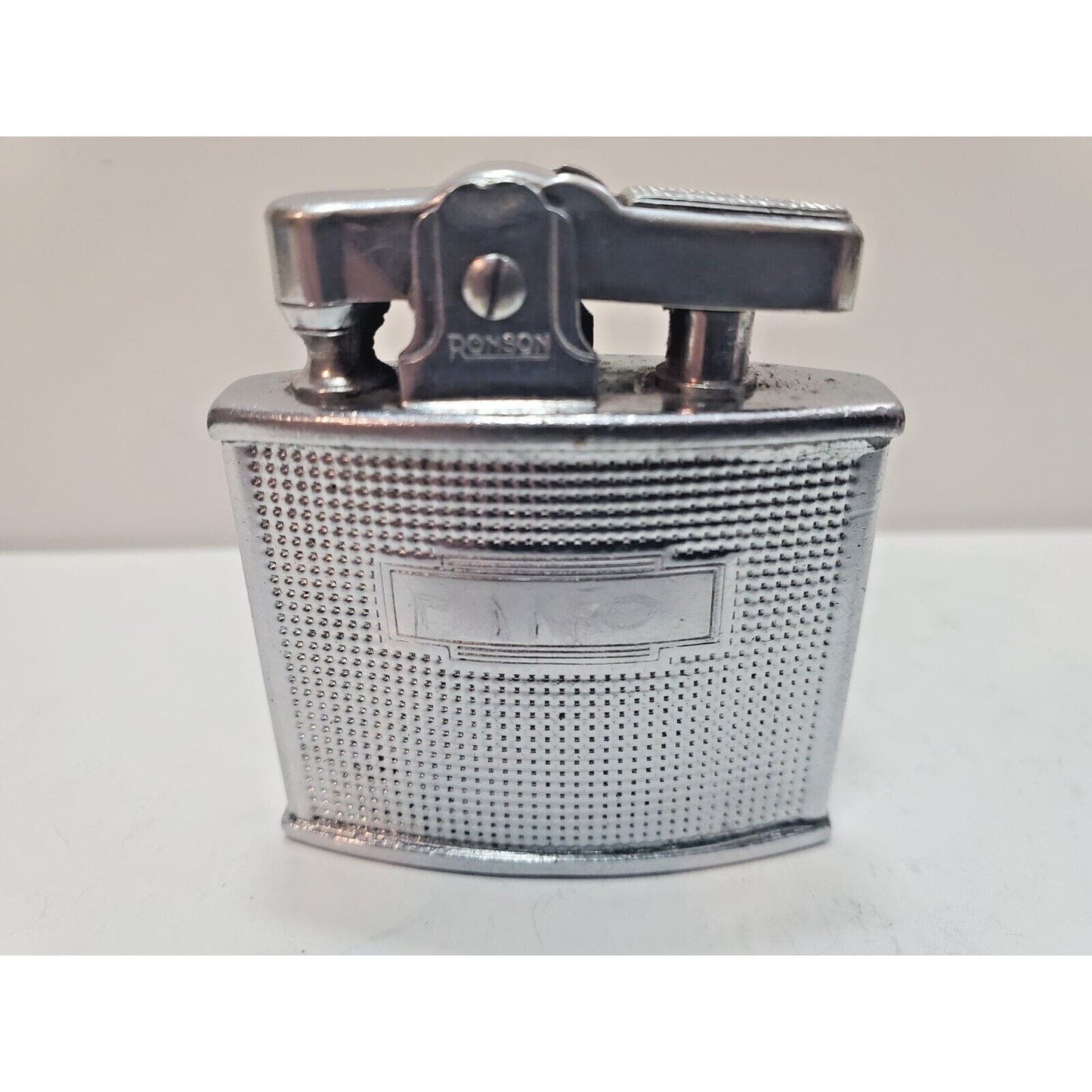 Working Vintage Ronson Cadet Silver Tone Lighter 6182/26