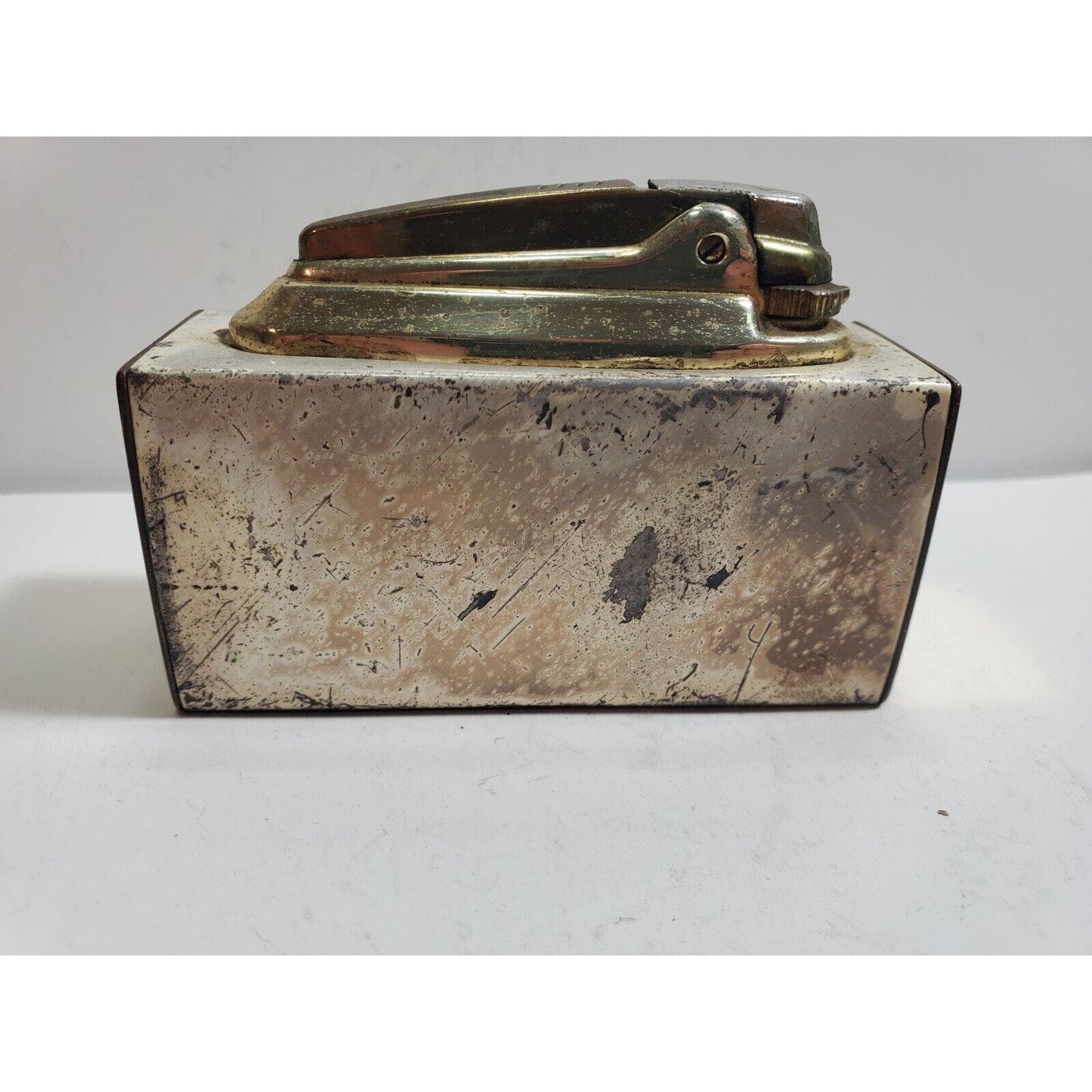 Vintage Working RONSON VARAFLAME Desk Table Butane Lighter 5950/13